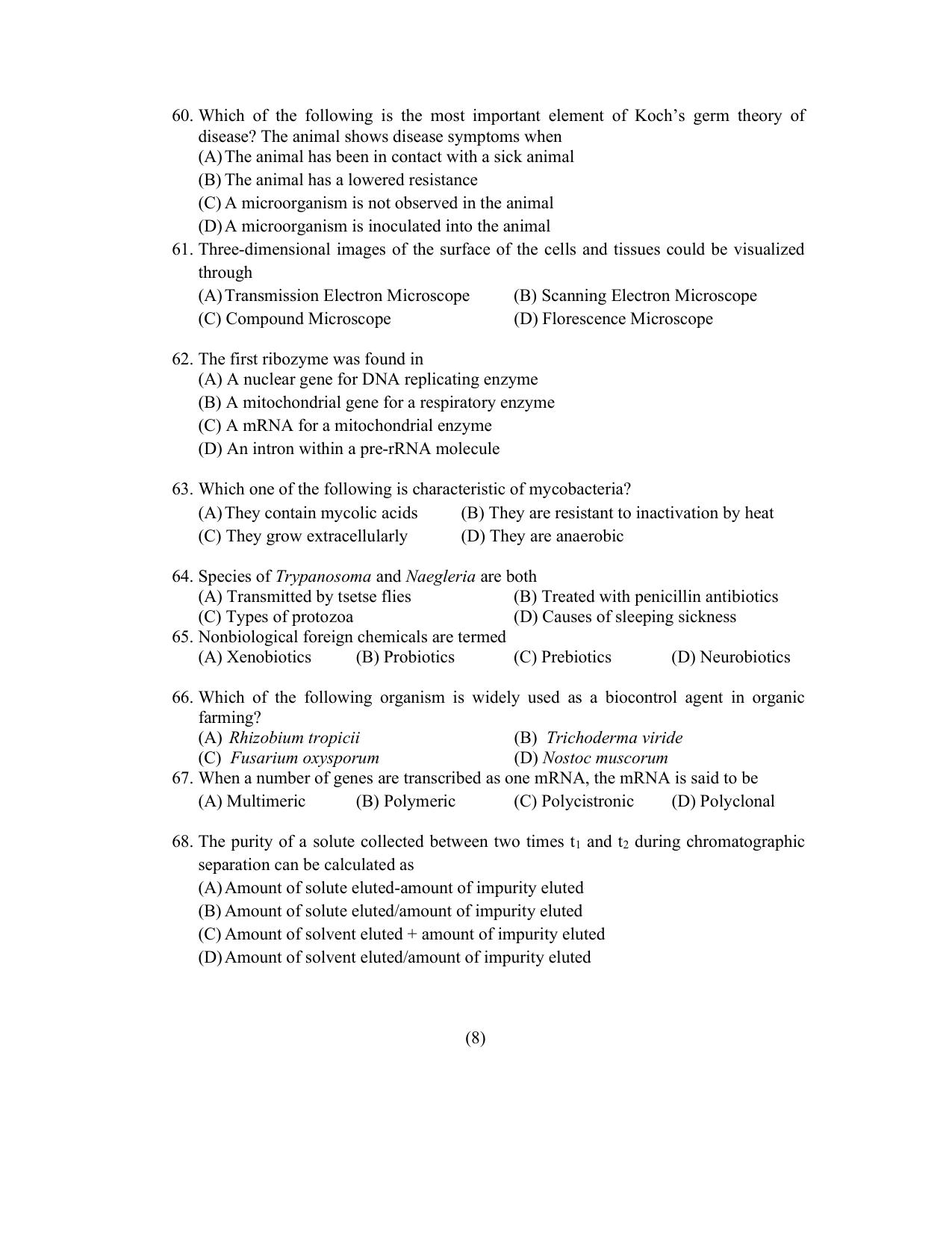 PU CET PG 2022 Question Paper - Page 286