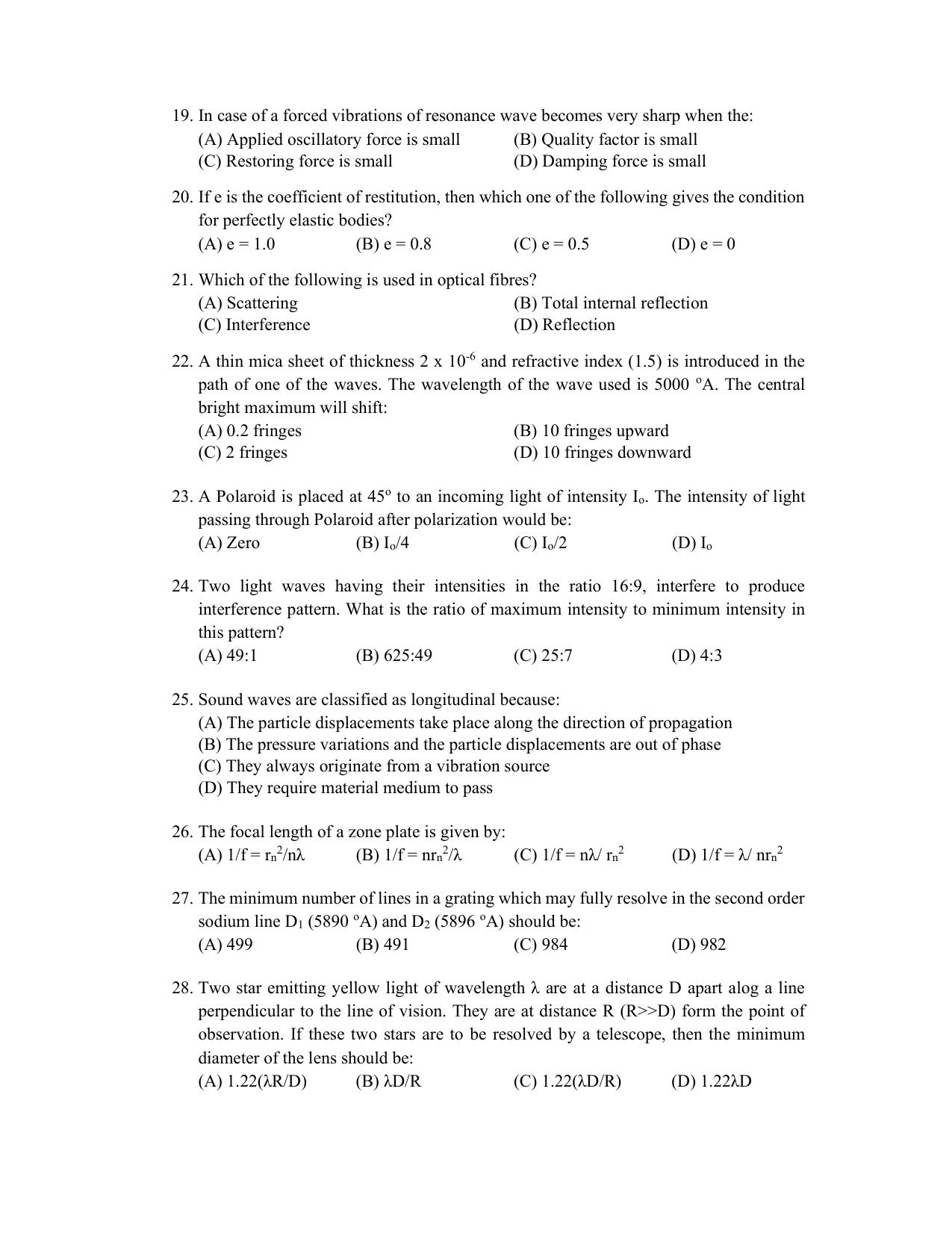 PU CET PG 2022 Question Paper - Page 305