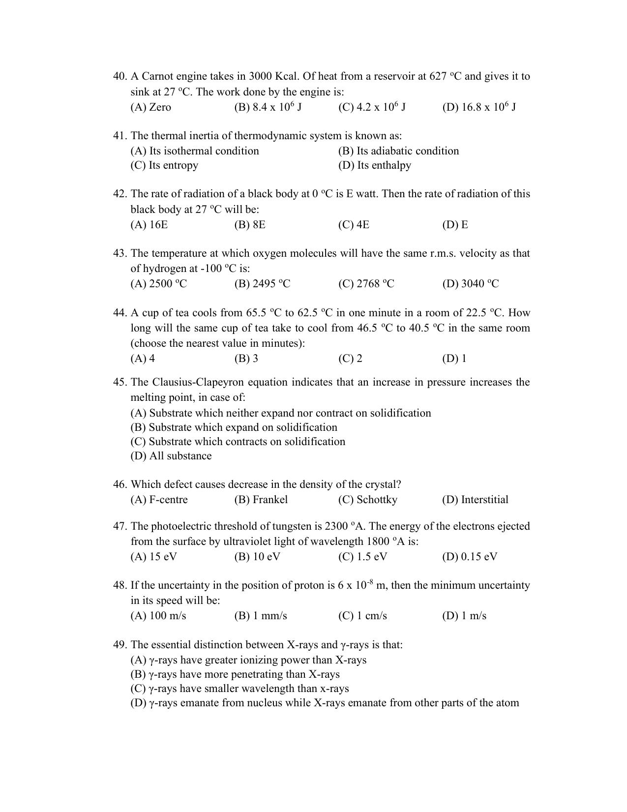 PU CET PG 2022 Question Paper - Page 307