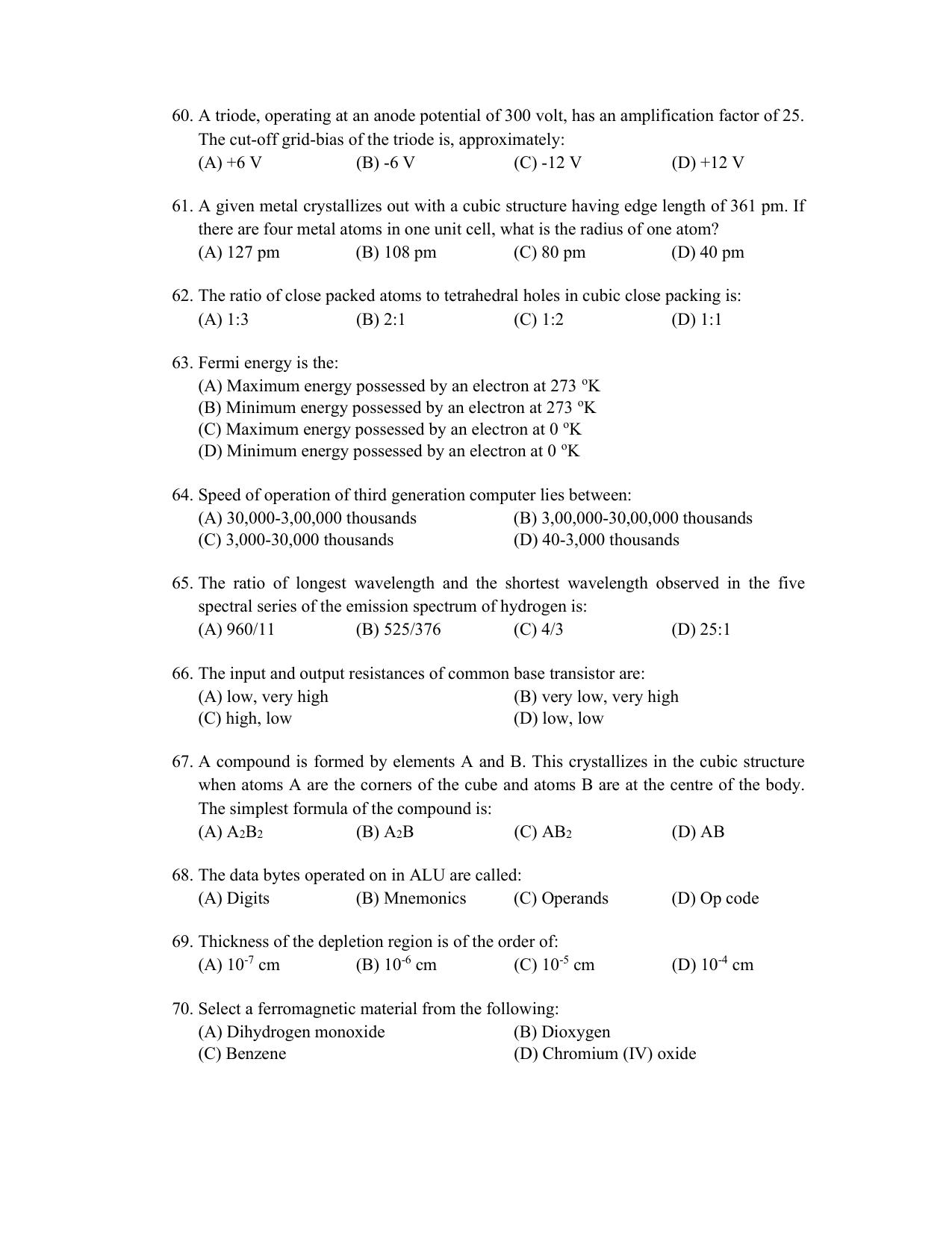 PU CET PG 2022 Question Paper - Page 309