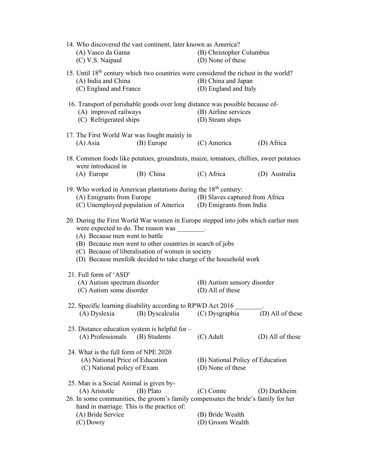 PU CET PG 2022 Question Paper - Page 318
