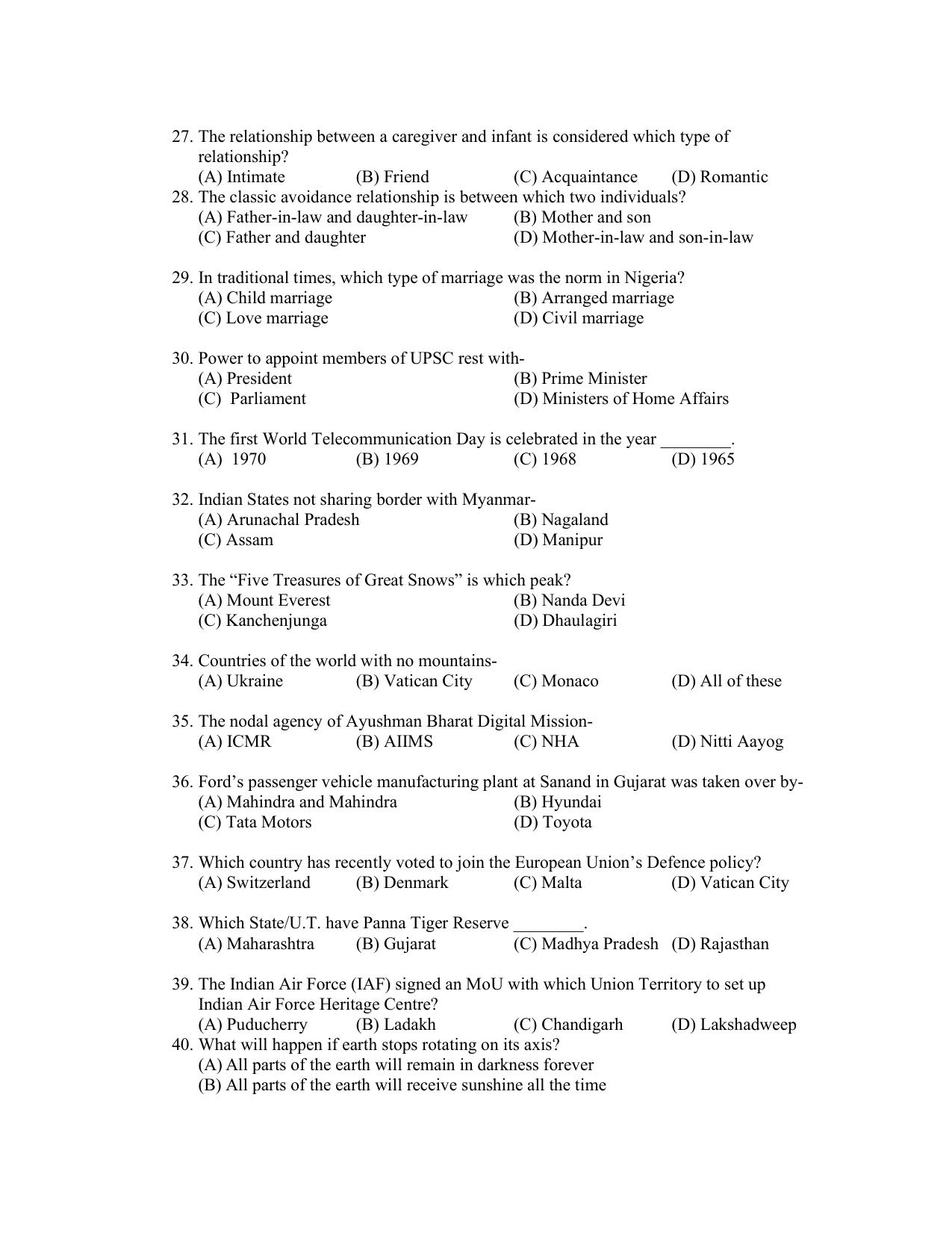 PU CET PG 2022 Question Paper - Page 319
