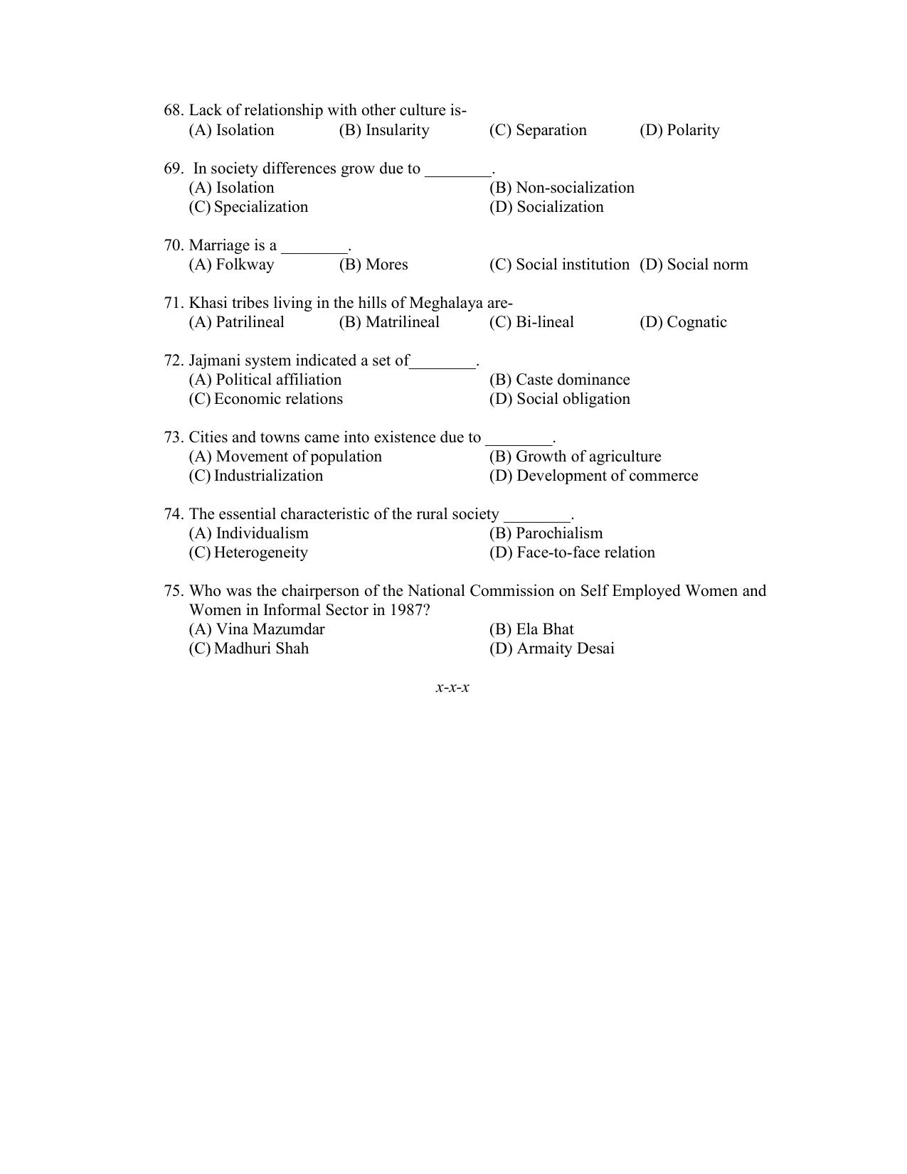 PU CET PG 2022 Question Paper - Page 322