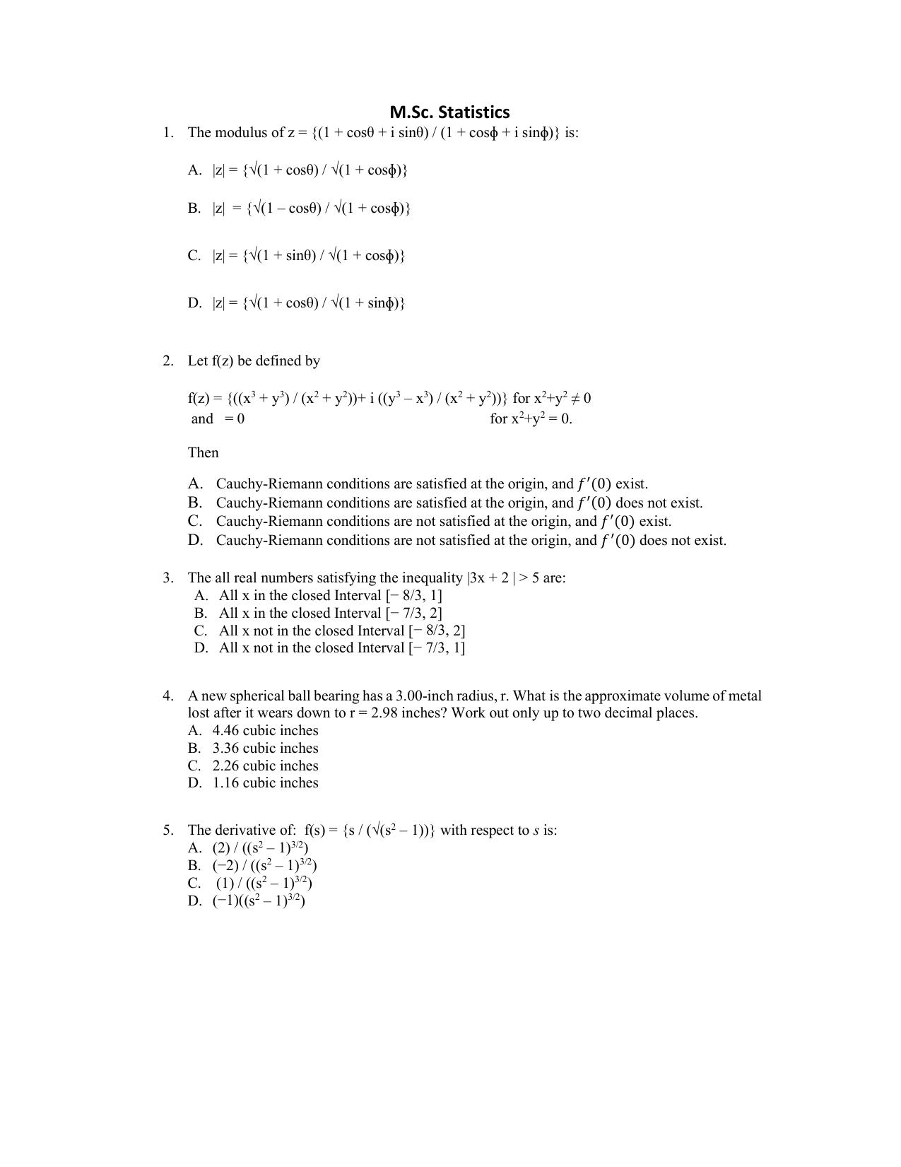 PU CET PG 2022 Question Paper - Page 323