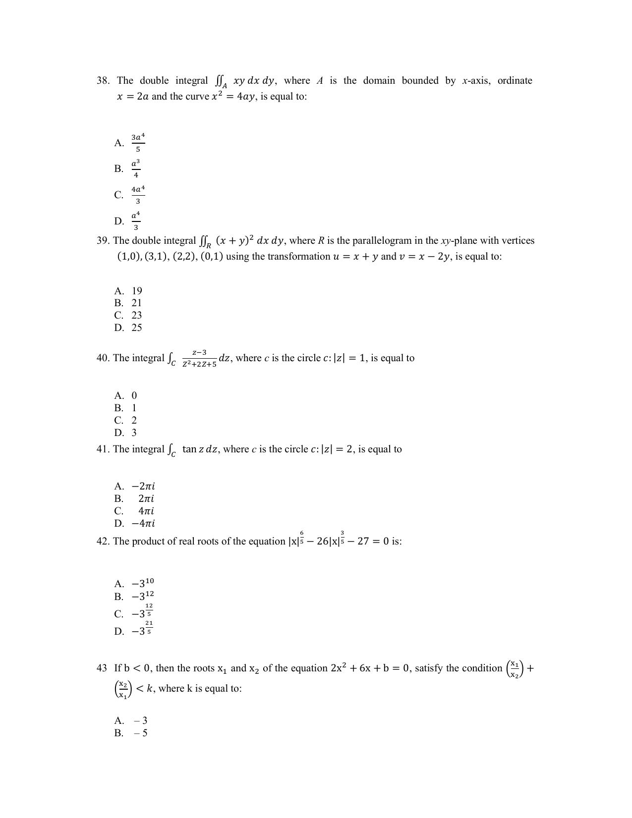 PU CET PG 2022 Question Paper - Page 329