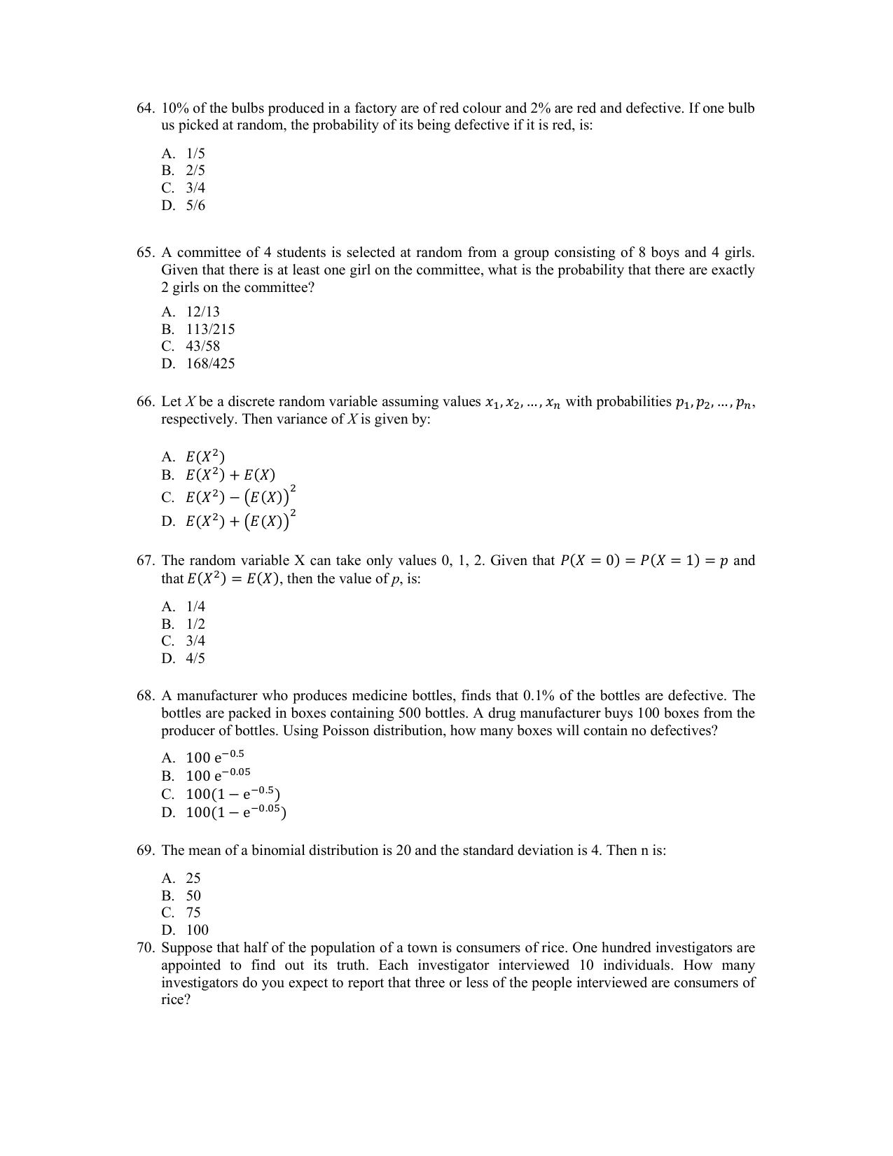 PU CET PG 2022 Question Paper - Page 333