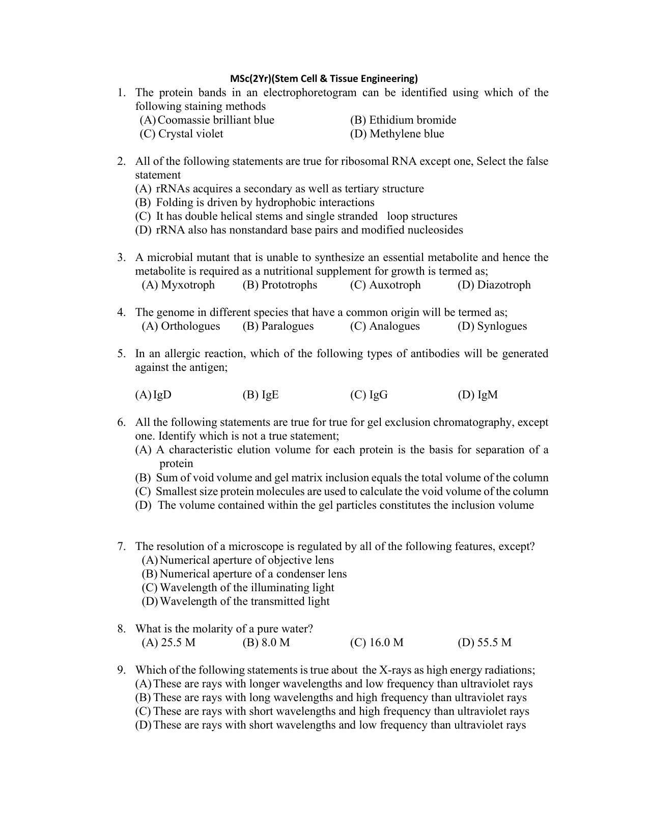 PU CET PG 2022 Question Paper - Page 335