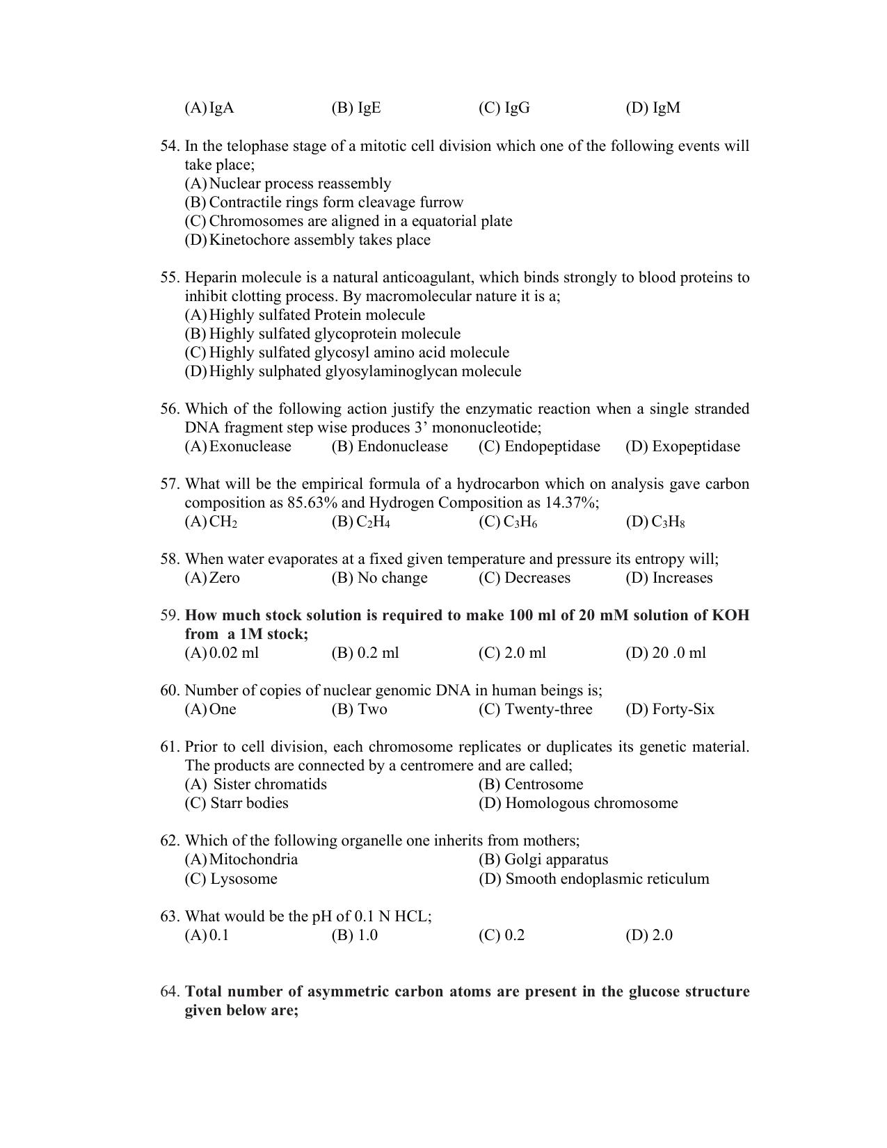 PU CET PG 2022 Question Paper - Page 340