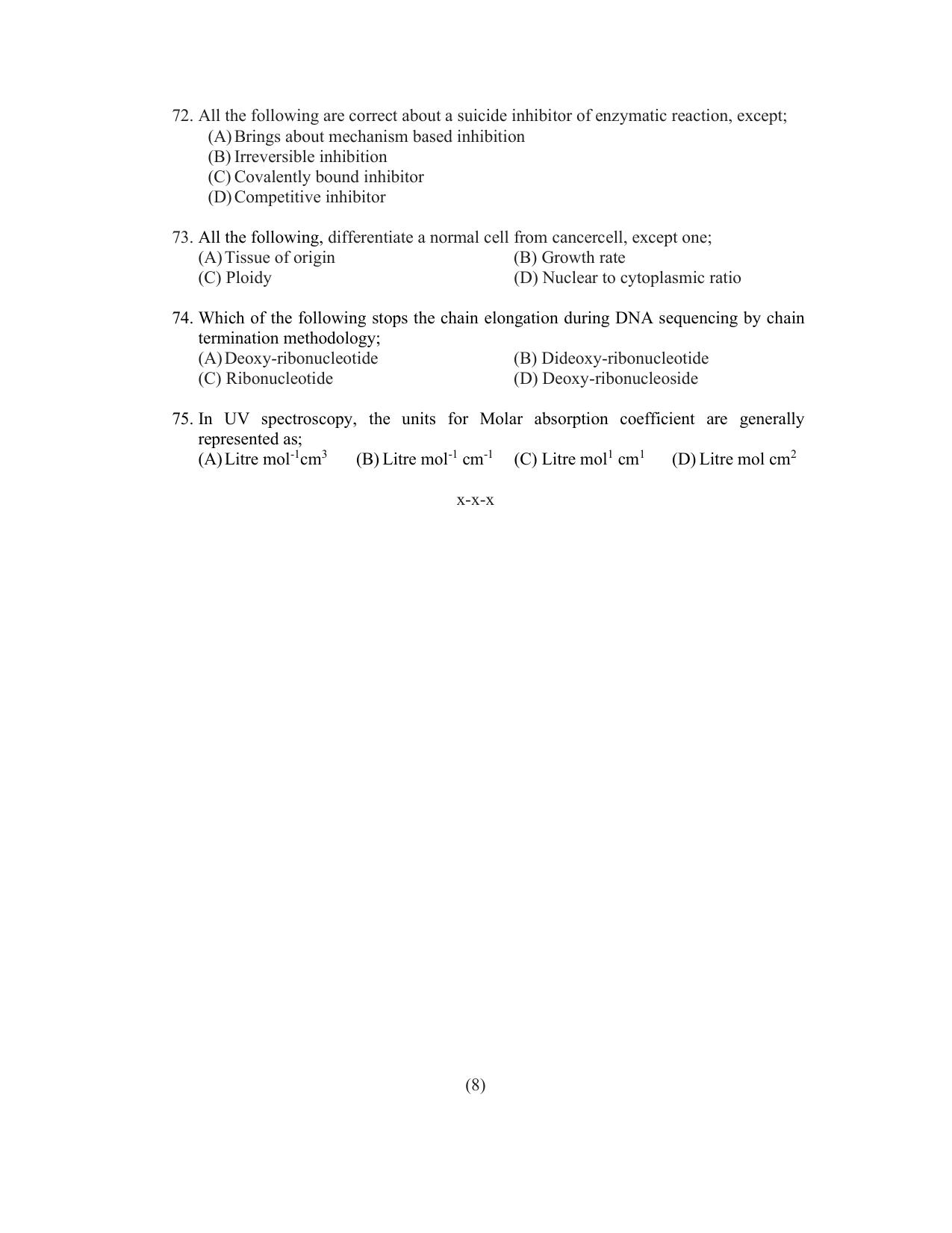 PU CET PG 2022 Question Paper - Page 342