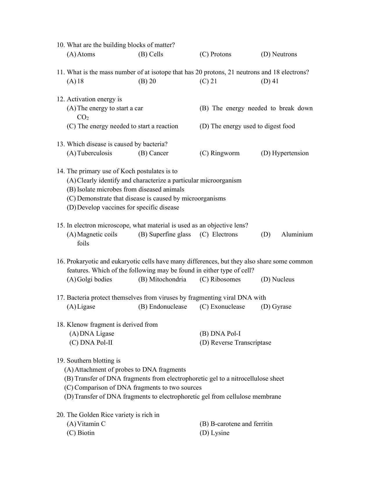 PU CET PG 2022 Question Paper - Page 344