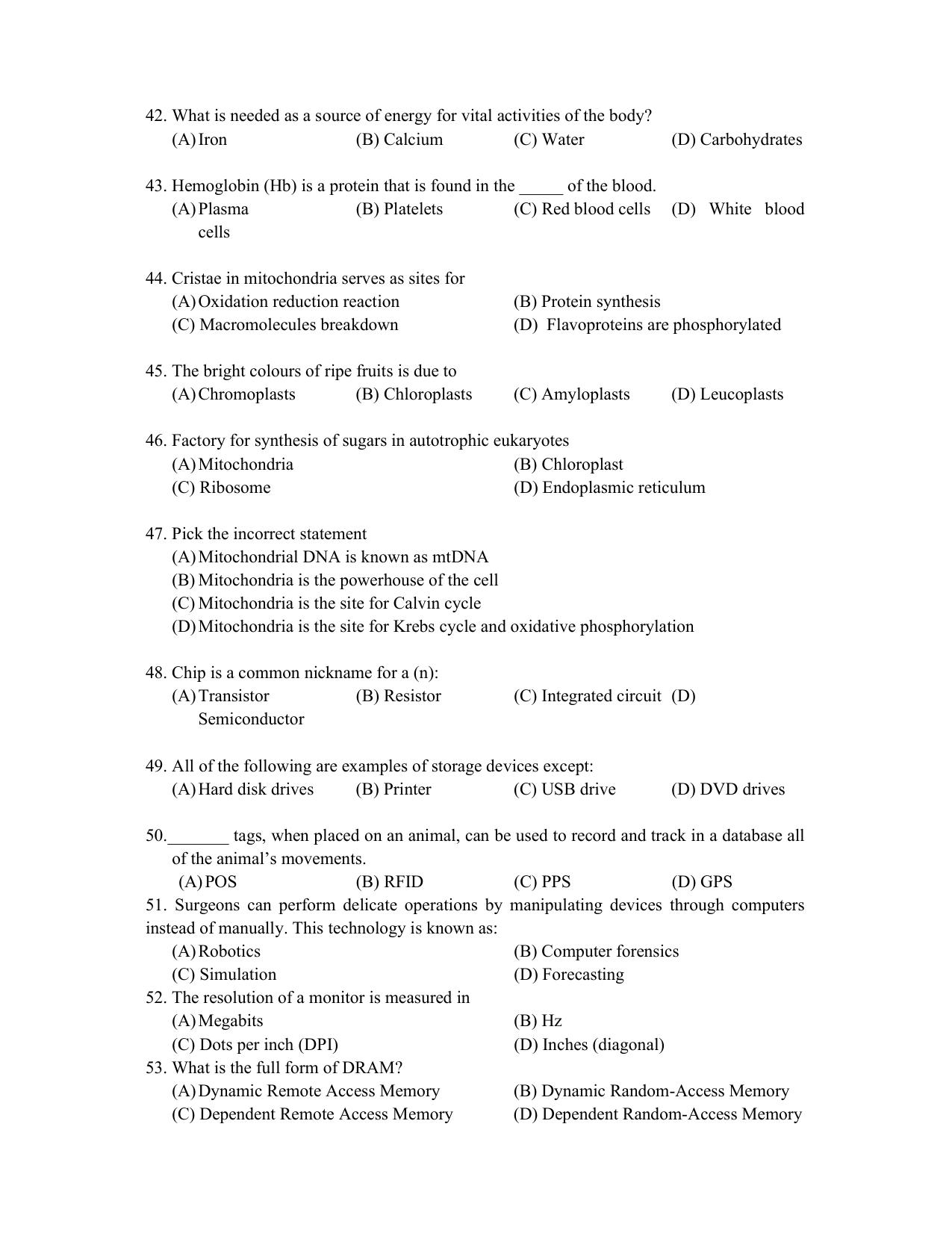 PU CET PG 2022 Question Paper - Page 347