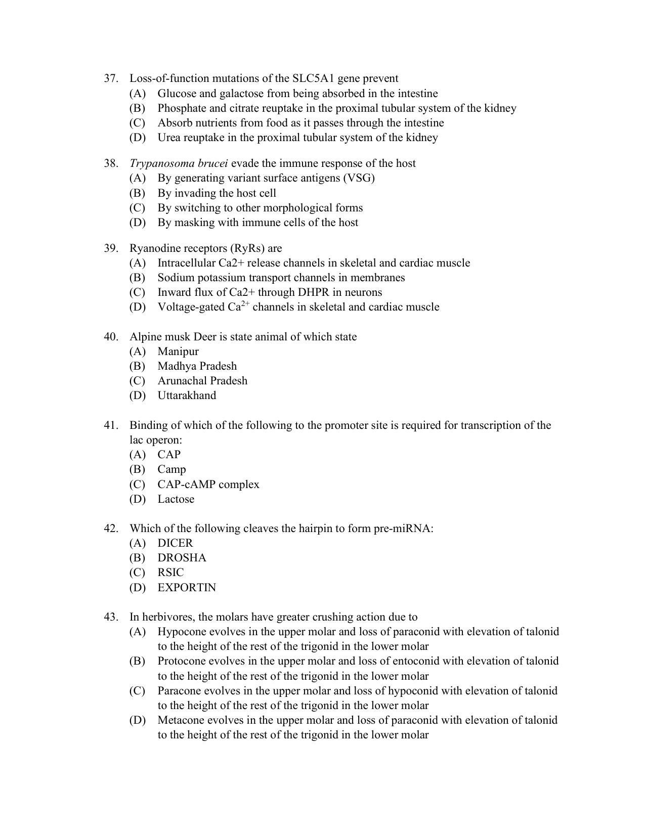 PU CET PG 2022 Question Paper - Page 356