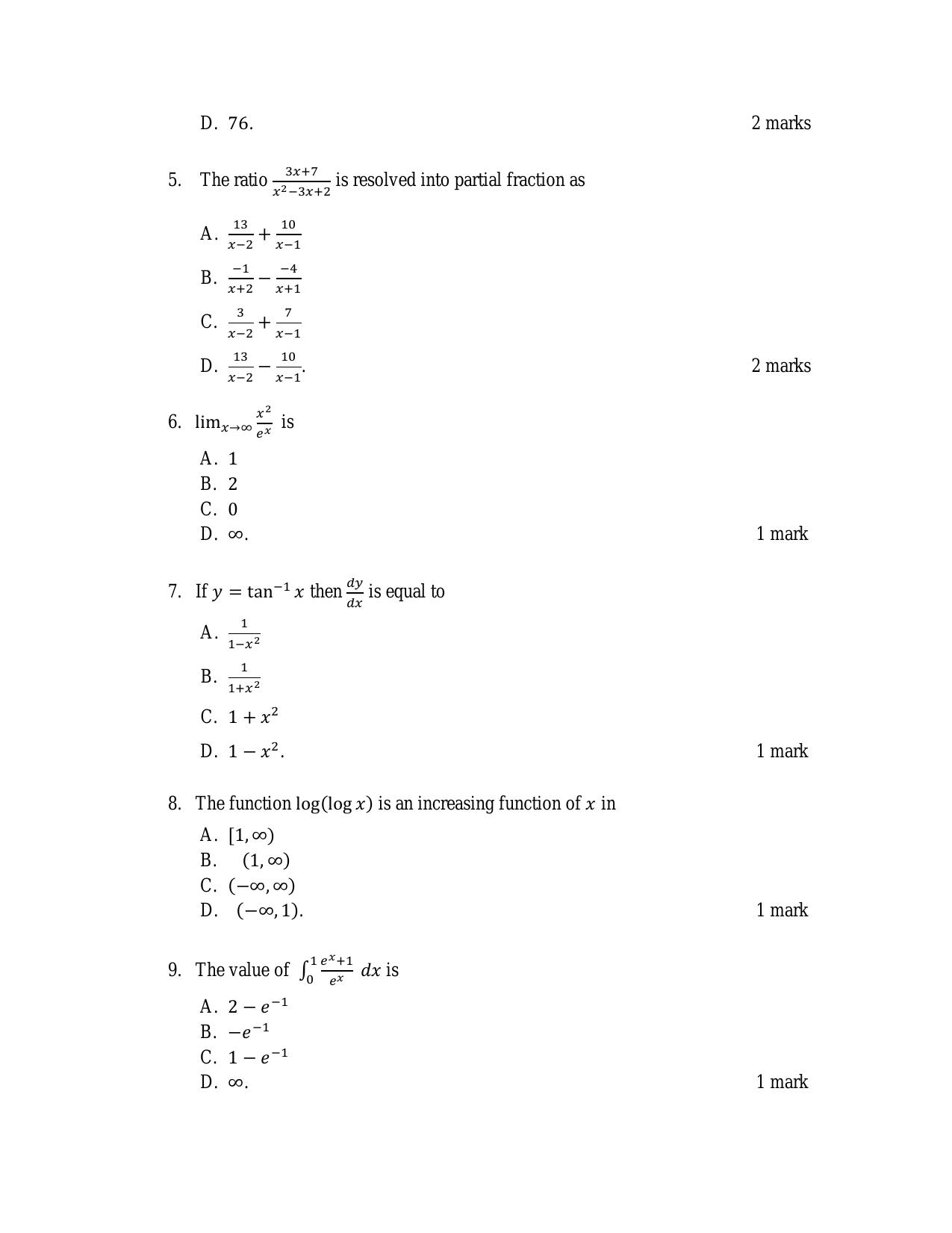 ACET October 2016 Question Papers - Page 2