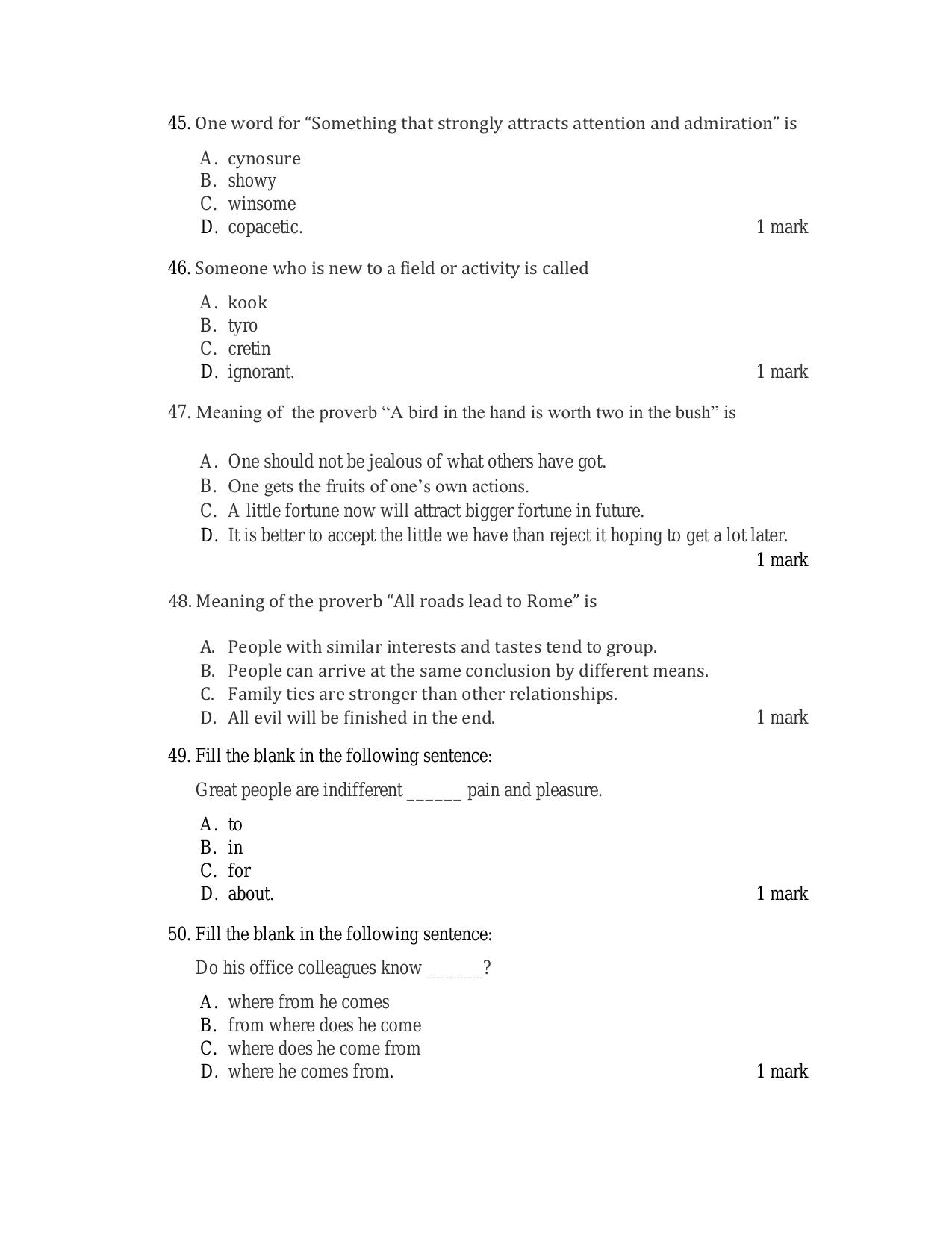 ACET October 2016 Question Papers - Page 13