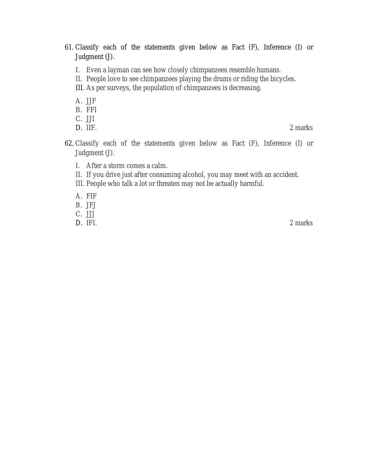 ACET October 2016 Question Papers - Page 18