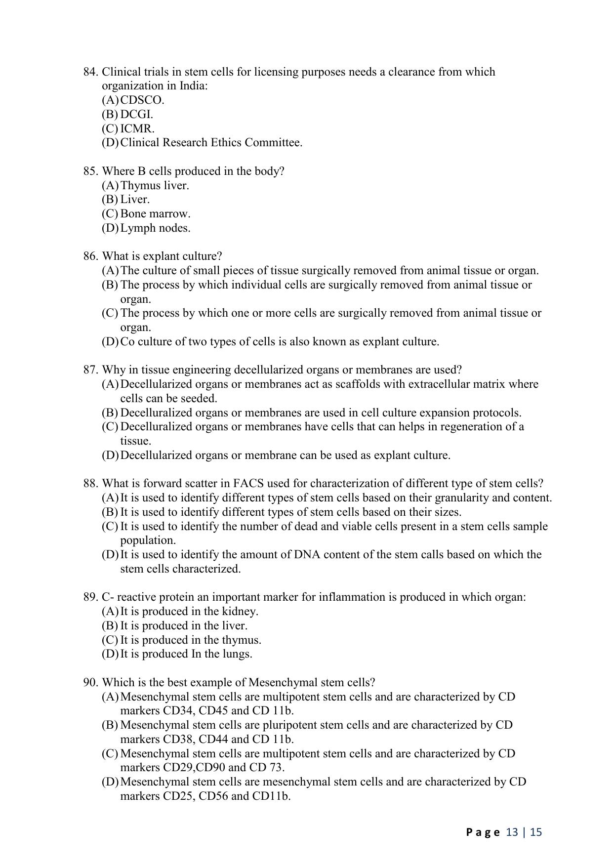WB JEMAS (PG) MPHIL RMTS 2024 Question Paper - Page 15