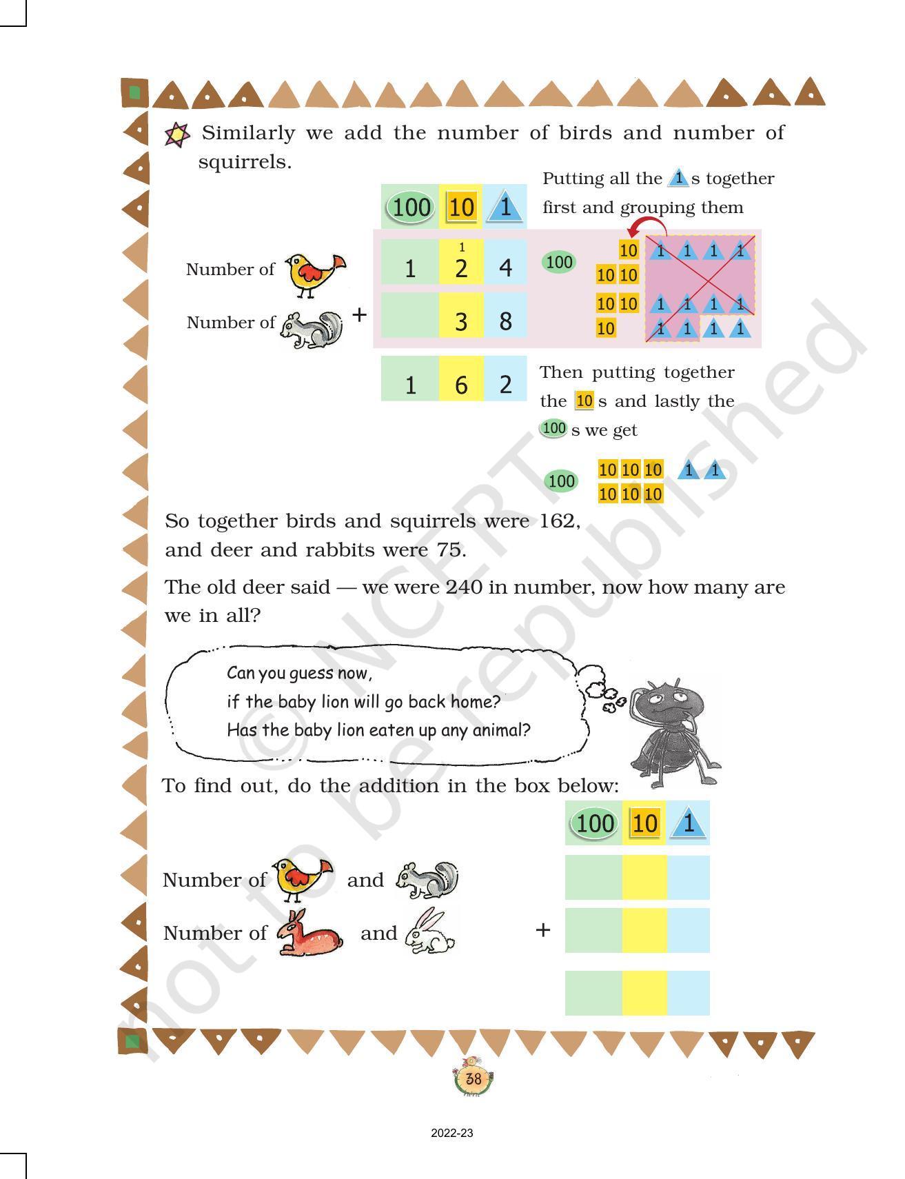 NCERT Book for Class 3 Maths Chapter 3-Give and Take - Page 10