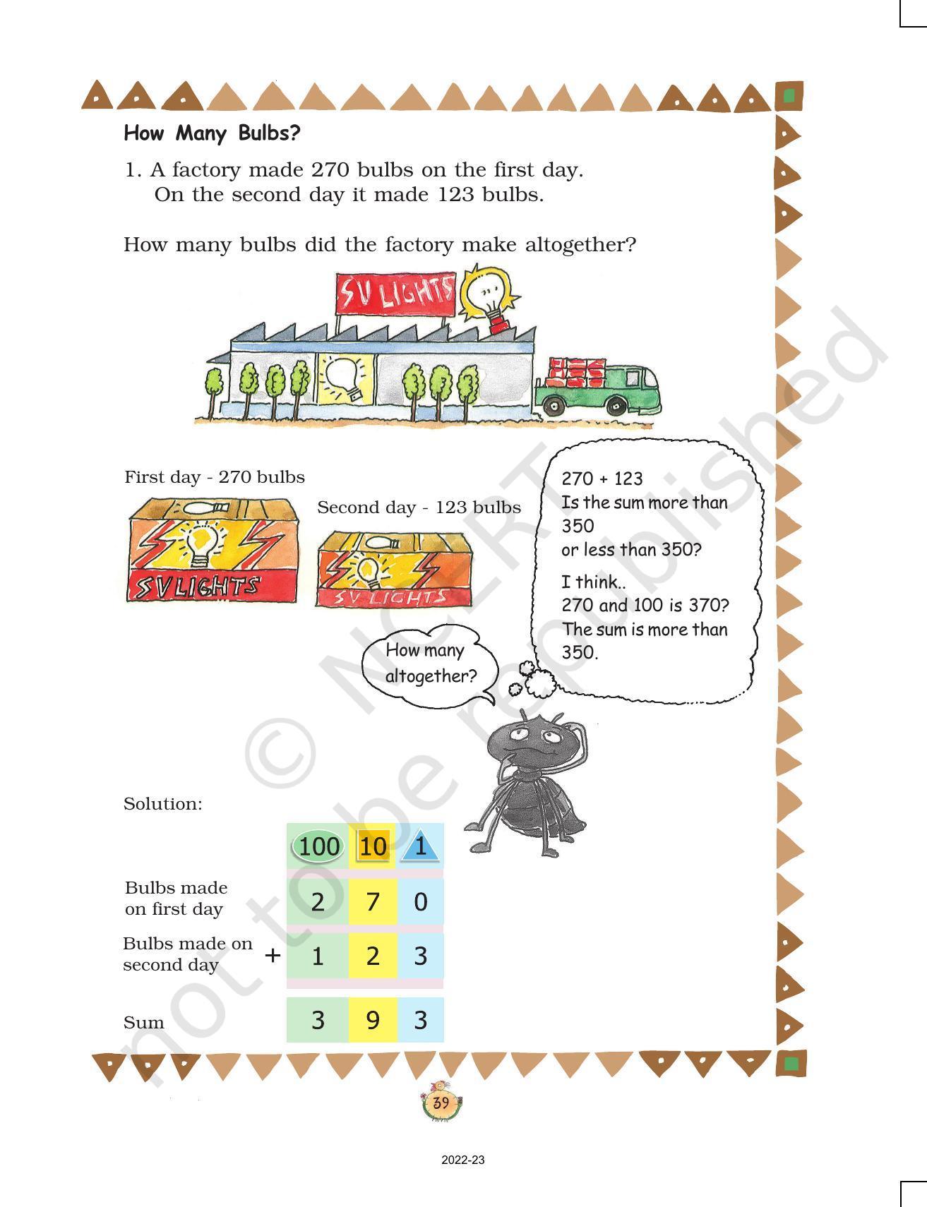 NCERT Book for Class 3 Maths Chapter 3-Give and Take - Page 11