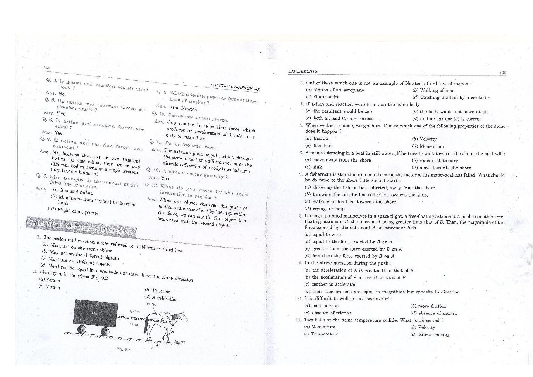 CBSE Worksheets for Class 9 Science Experiments Assignment - Page 2