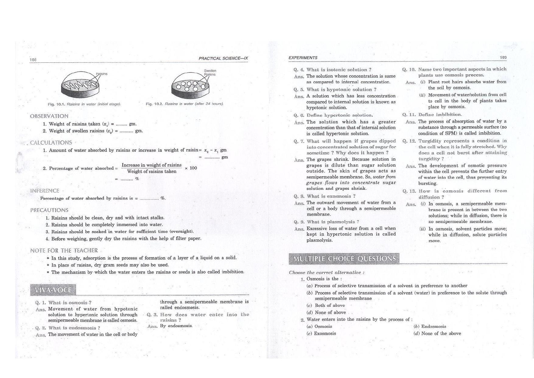 CBSE Worksheets for Class 9 Science Experiments Assignment - Page 4