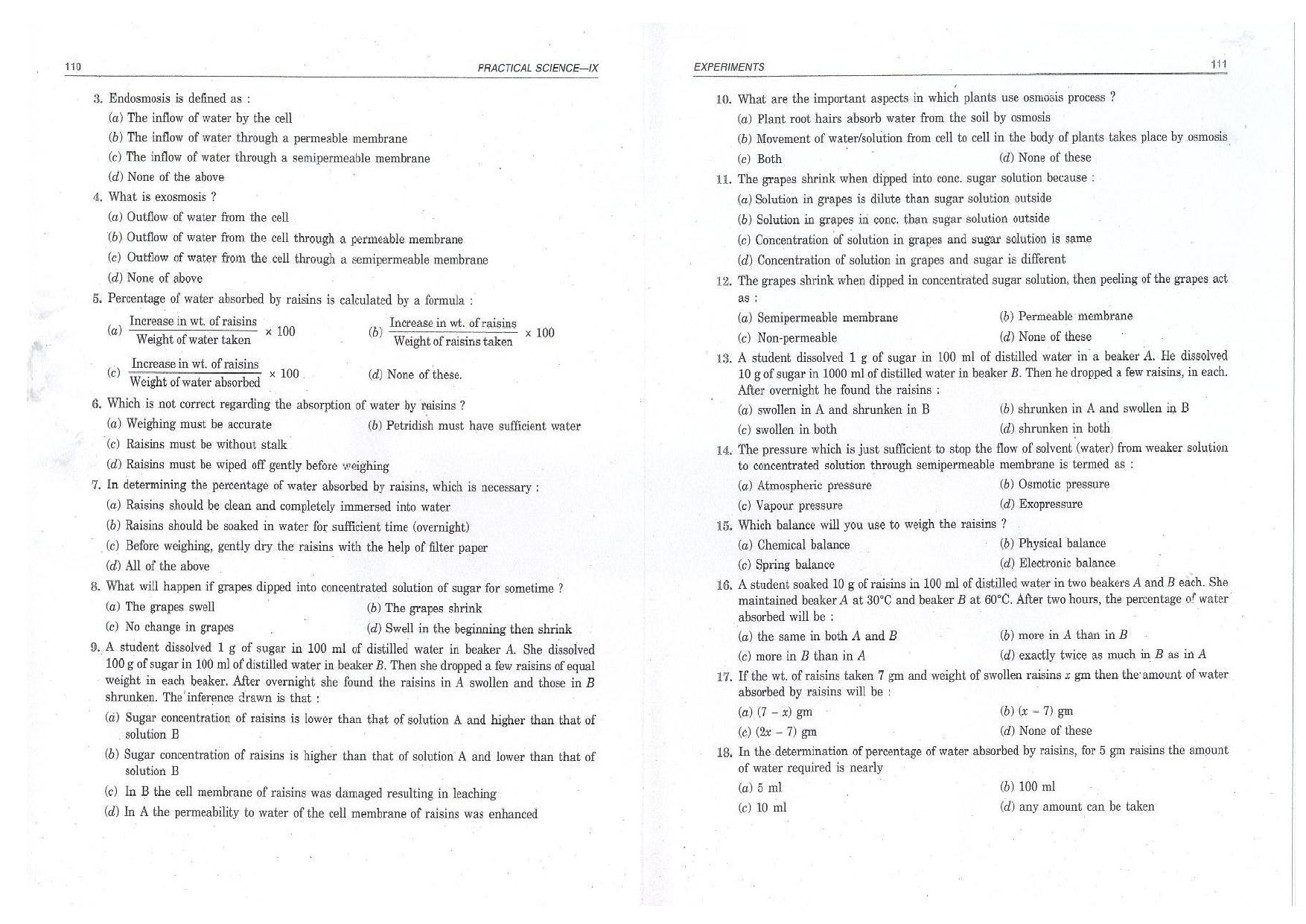 CBSE Worksheets for Class 9 Science Experiments Assignment - Page 5