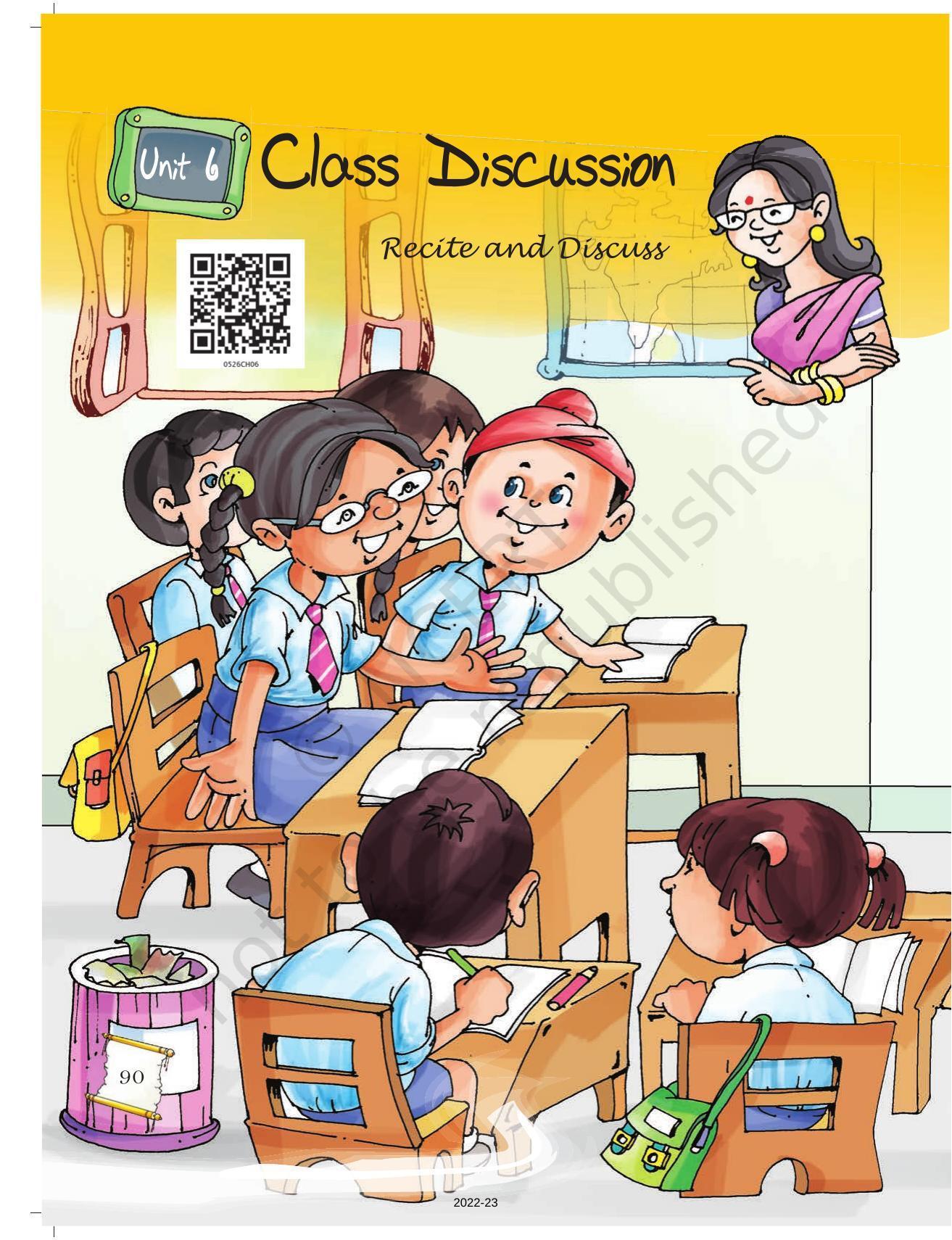 NCERT Book for Class 5 English Chapter 6 Class Discussion - Page 1