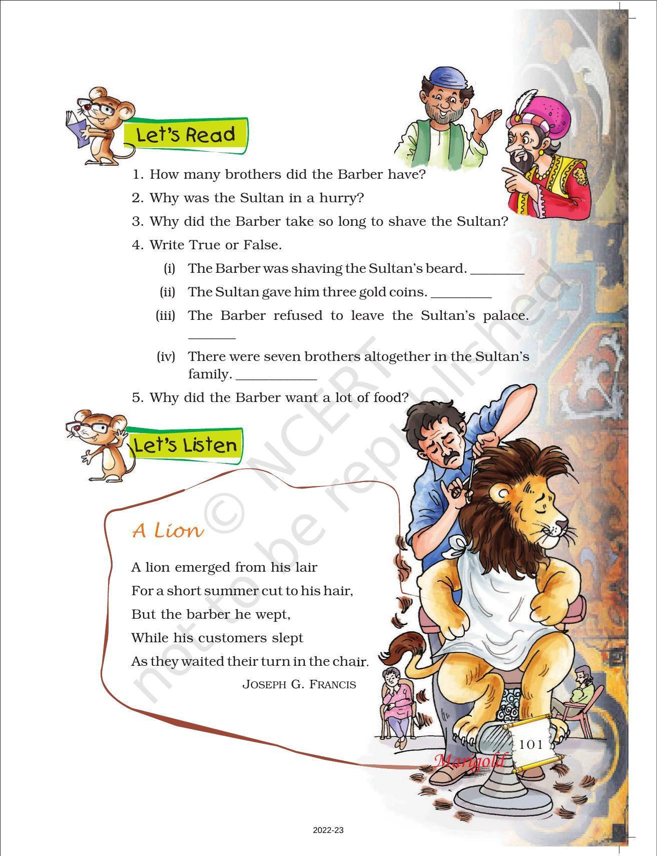 NCERT Book for Class 5 English Chapter 6 Class Discussion - Page 12