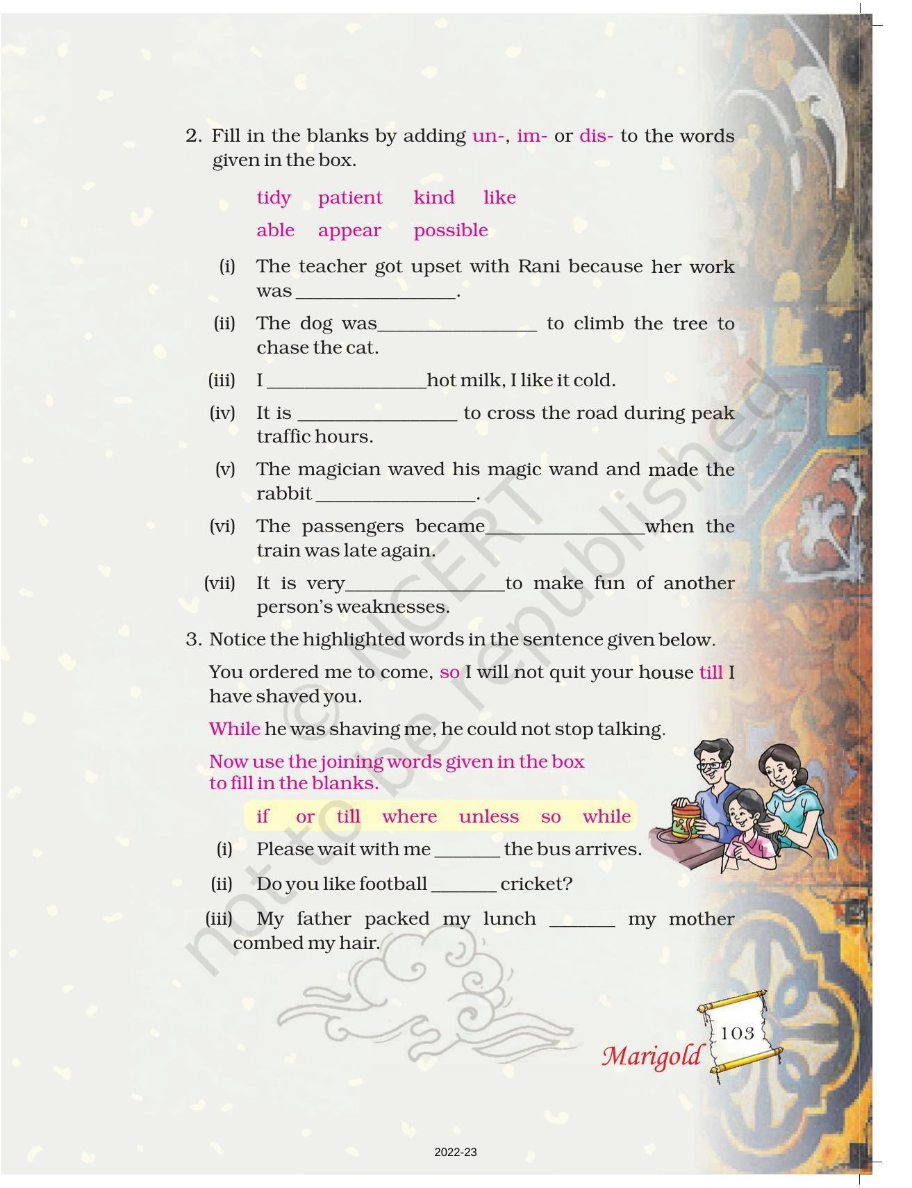 NCERT Book for Class 5 English Chapter 6 Class Discussion - Page 14