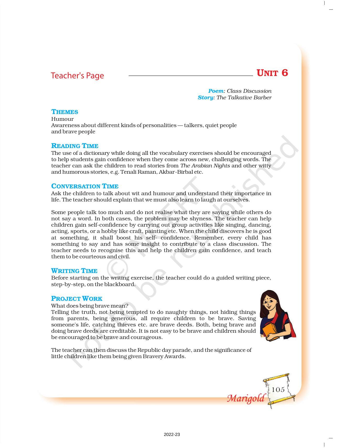 NCERT Book for Class 5 English Chapter 6 Class Discussion - Page 16