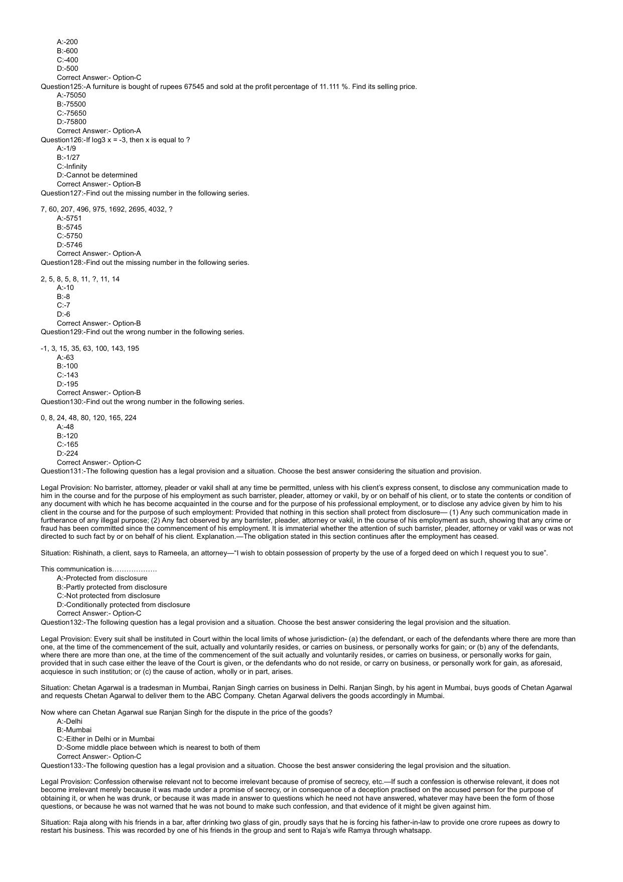 Kerala LLB 3 Year 2022 Question Paper with Answer Key - Page 14