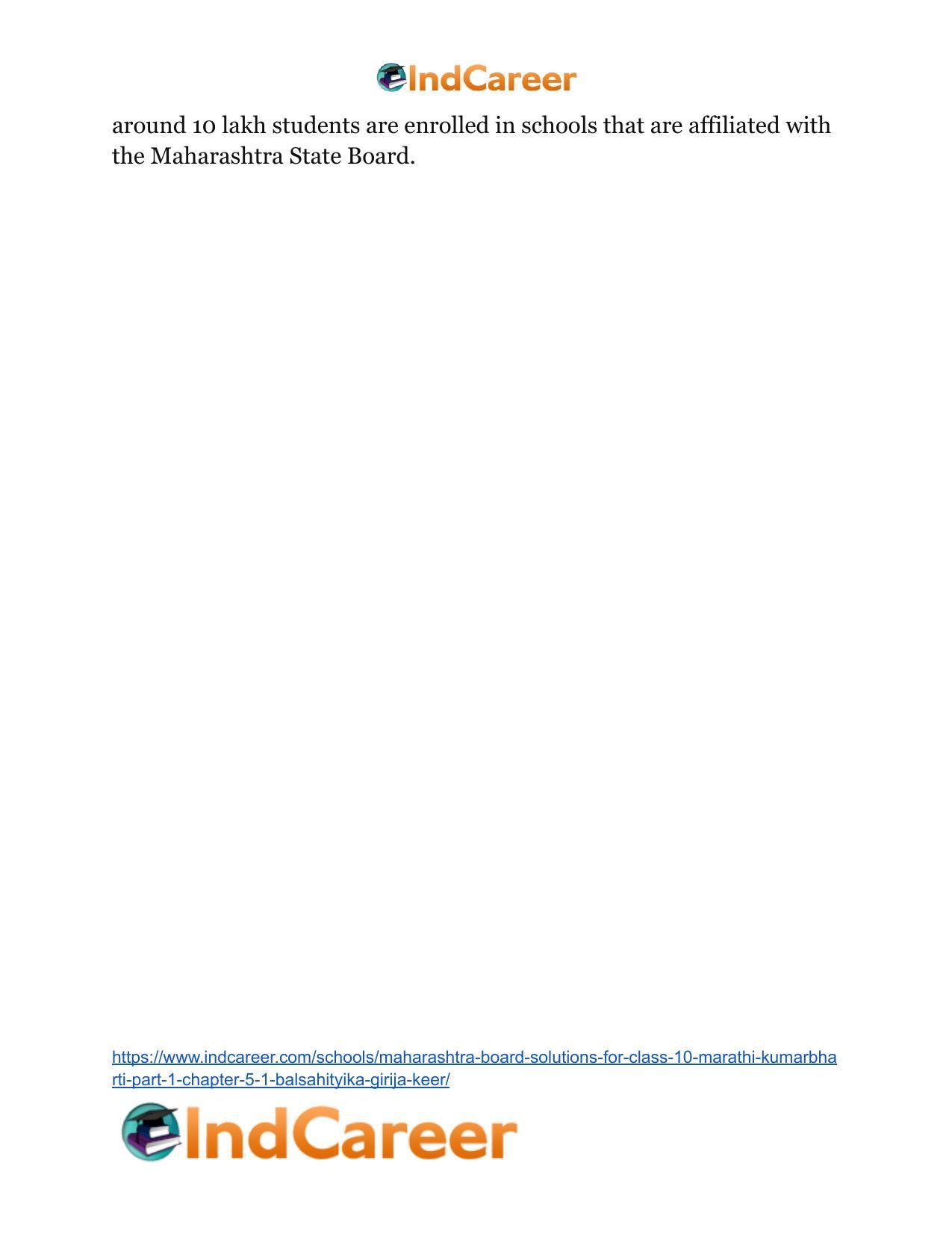 Maharashtra Board Solutions for Class 10- Marathi Kumarbharti (Part- 1): Chapter 5.1- बालसाहित्यिका : गिरिजा कीर - Page 8