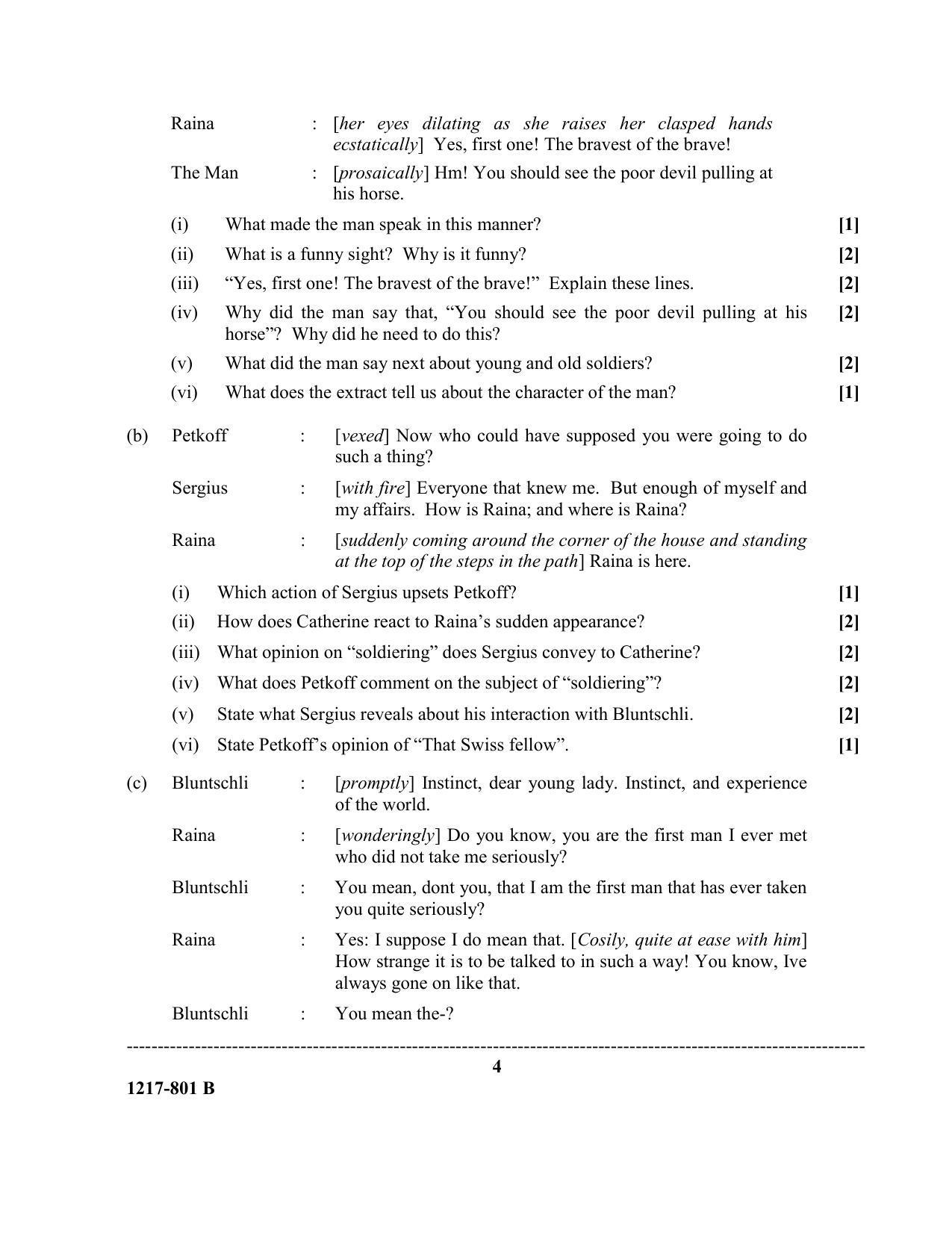 ISC Class 12 2017 English paper II  Question Paper - Page 4