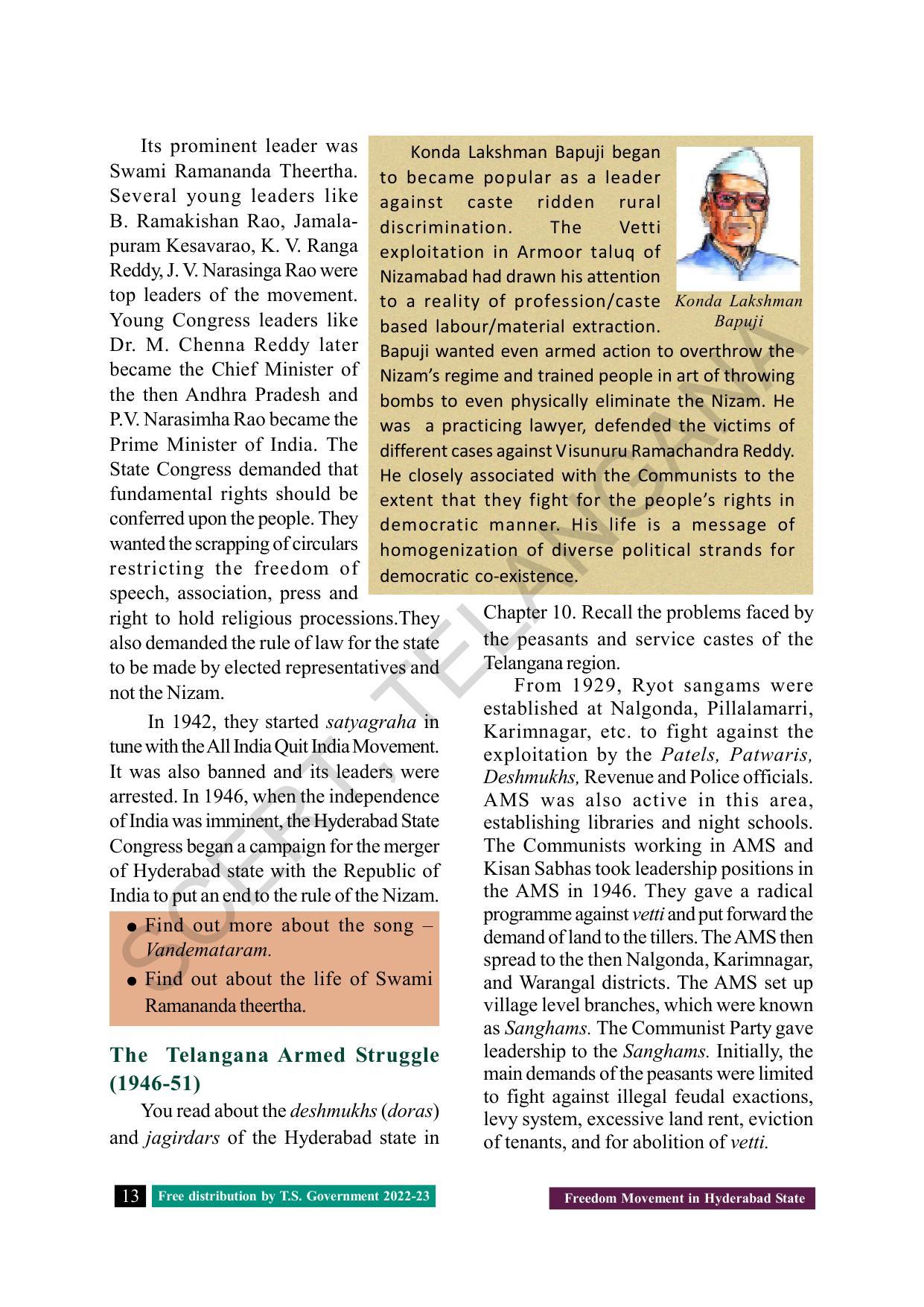 TS SCERT Class 8 Social Science Path 2 (Telugu Medium) Text Book - Page 30