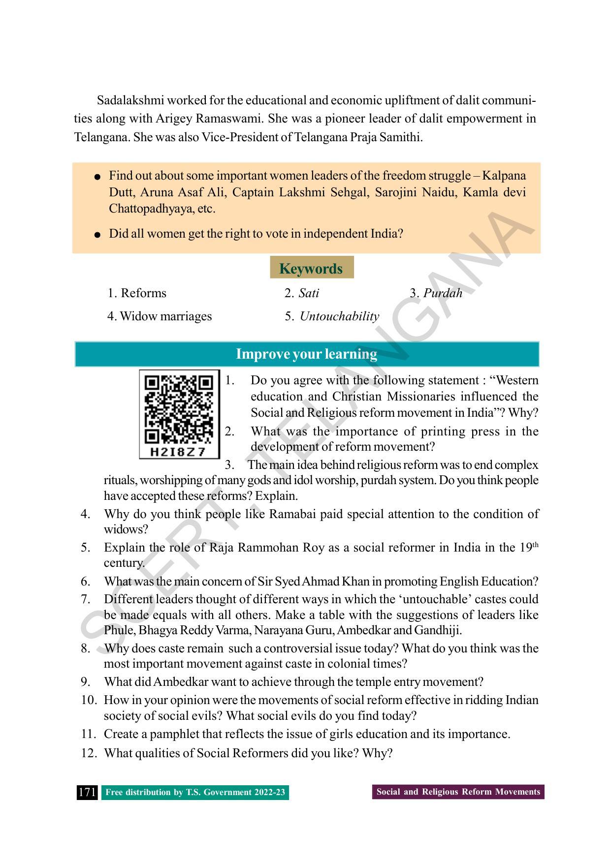TS SCERT Class 8 Social Science Path 2 (Telugu Medium) Text Book - Page 91