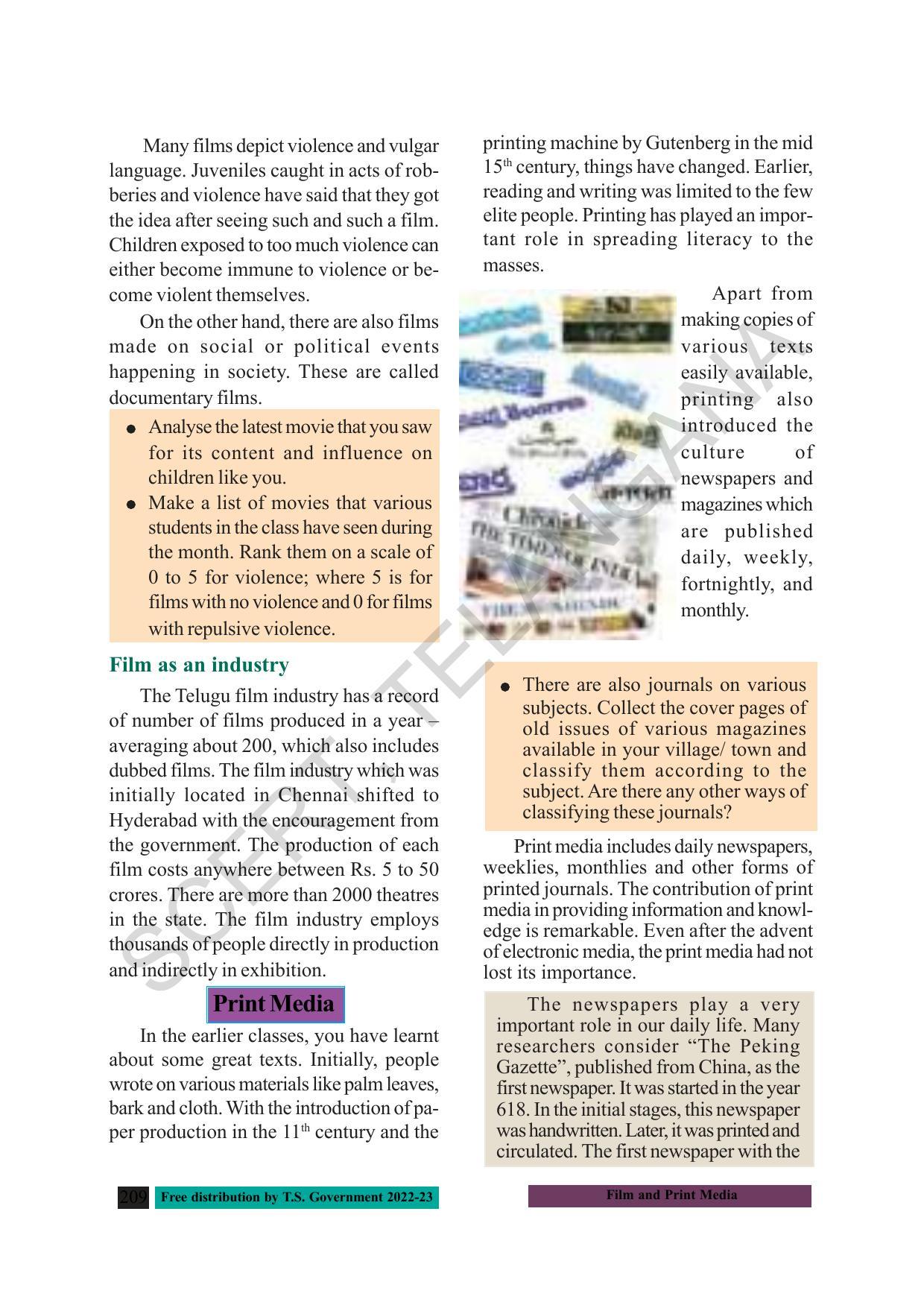 TS SCERT Class 8 Social Science Path 2 (Telugu Medium) Text Book - Page 129