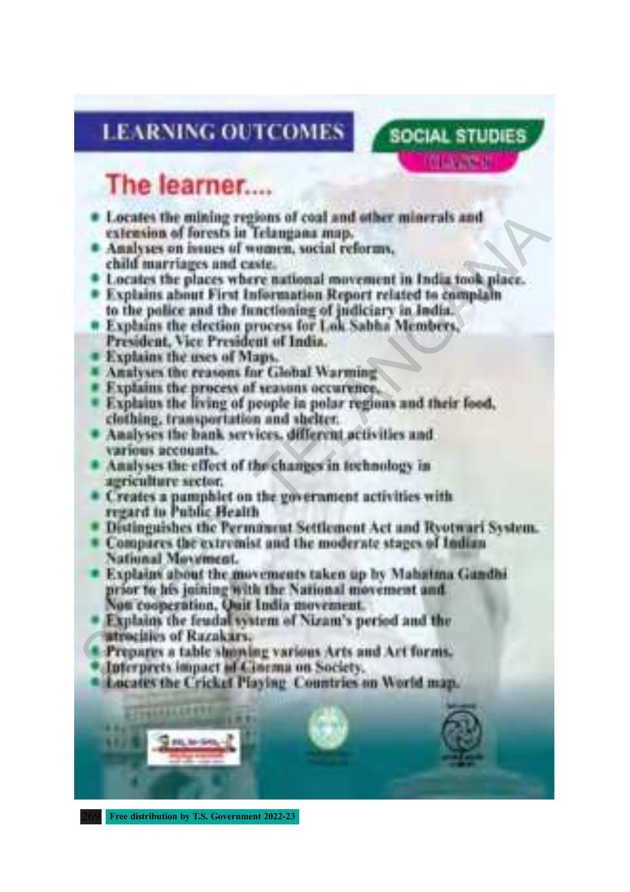 TS SCERT Class 8 Social Science Path 2 (Telugu Medium) Text Book - Page 189