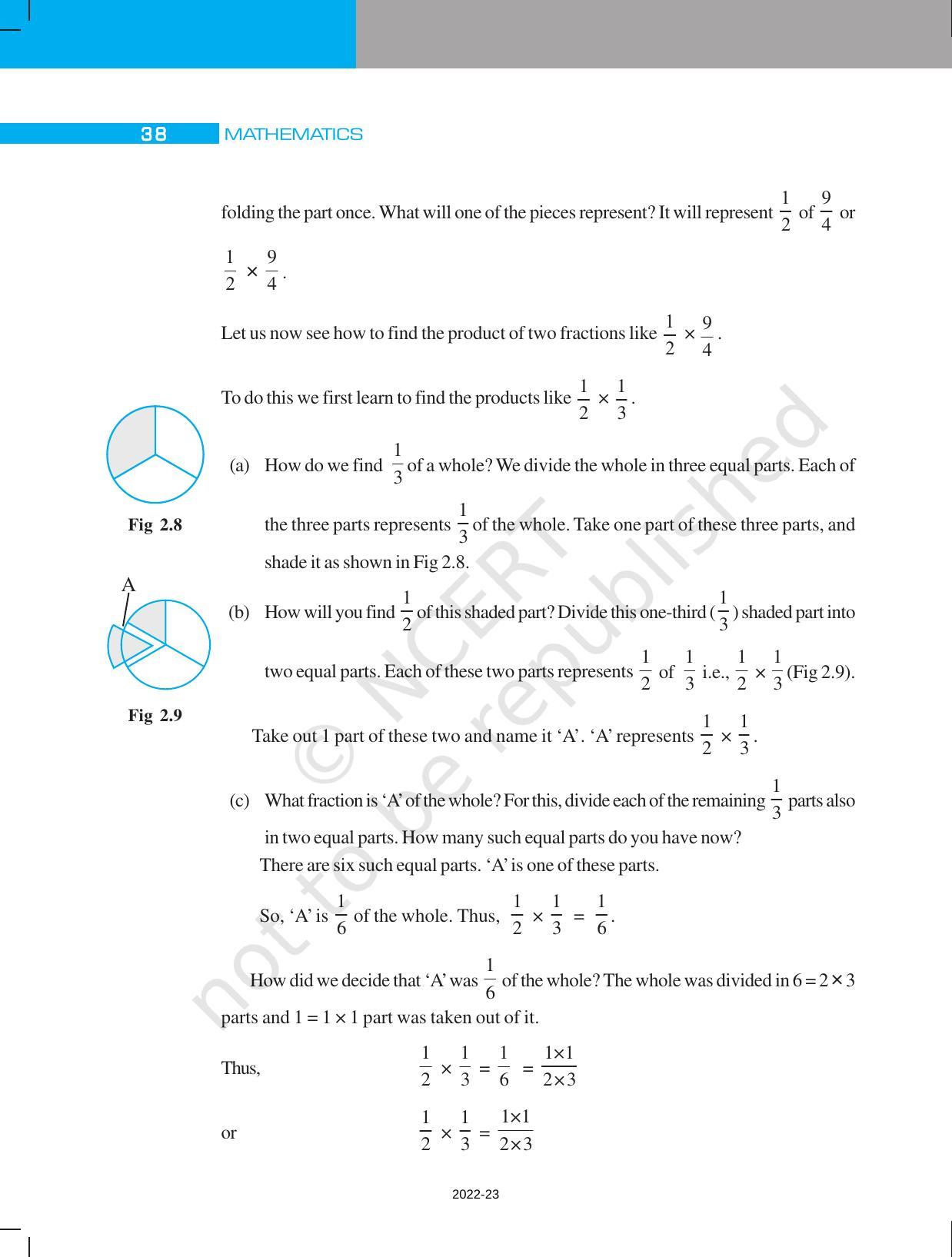 NCERT Book for Class 7 Maths: Chapter 2-Fractions and Decimals - Page 10