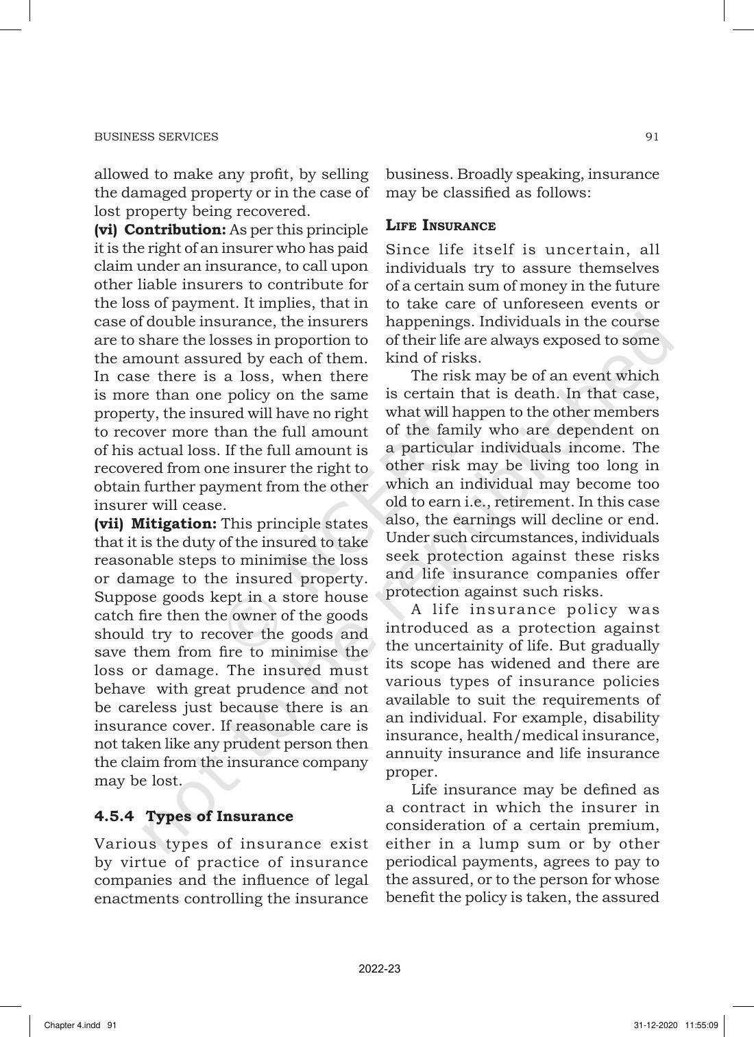 NCERT Book for Class 11 Business Studies Chapter 4 Business Services - Page 13