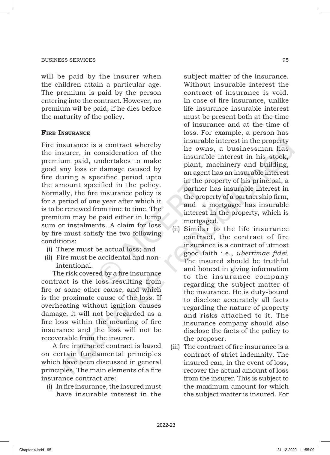 NCERT Book for Class 11 Business Studies Chapter 4 Business Services - Page 17