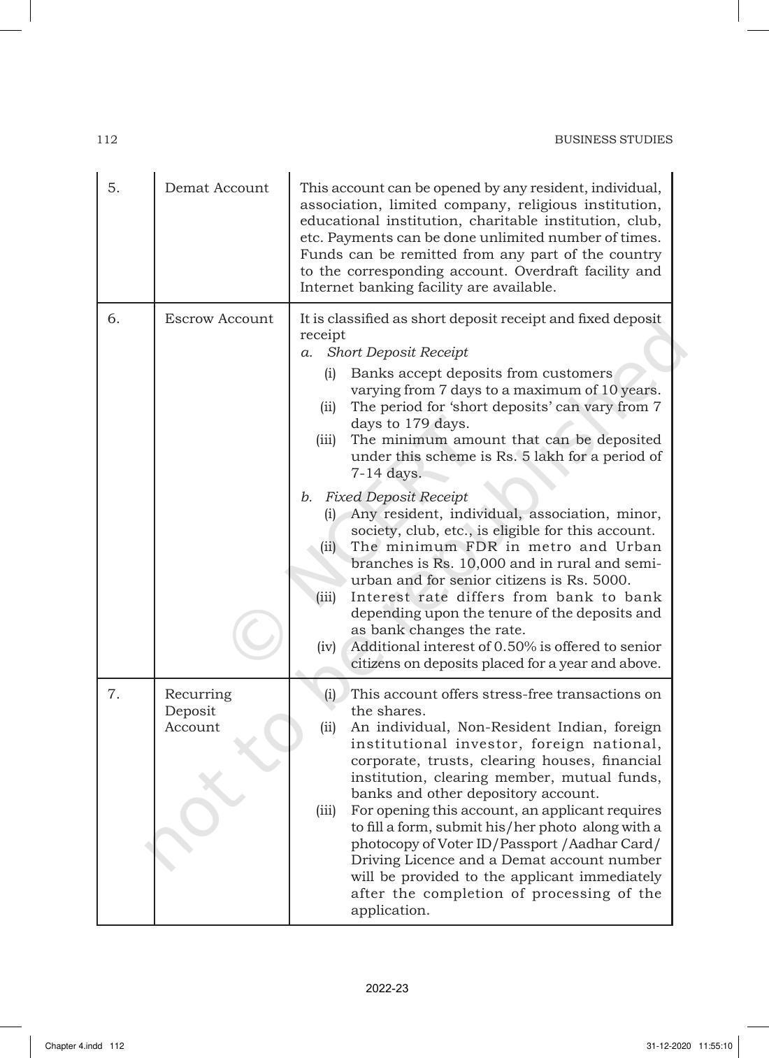 NCERT Book for Class 11 Business Studies Chapter 4 Business Services - Page 34