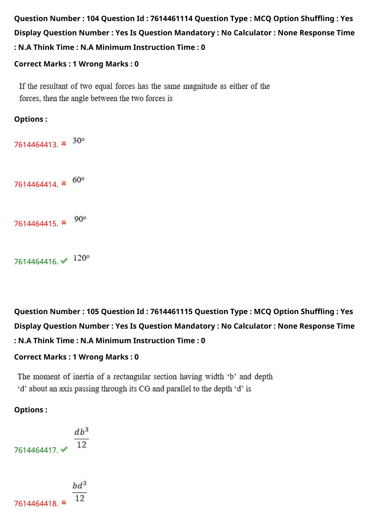 TS ECET 2024: CIV – CIVIL ENGINEERING Master Question Paper With Preliminary Key - Page 65