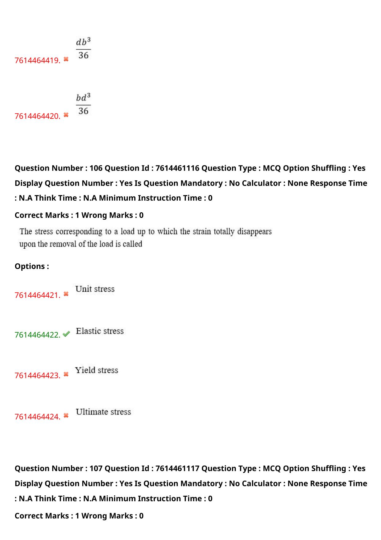 TS ECET 2024: CIV – CIVIL ENGINEERING Master Question Paper With Preliminary Key - Page 66