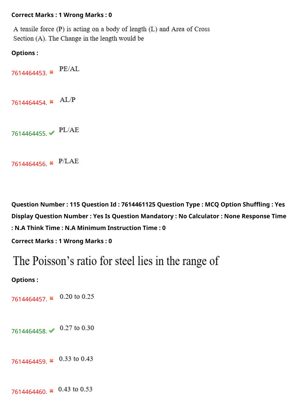 TS ECET 2024: CIV – CIVIL ENGINEERING Master Question Paper With Preliminary Key - Page 71