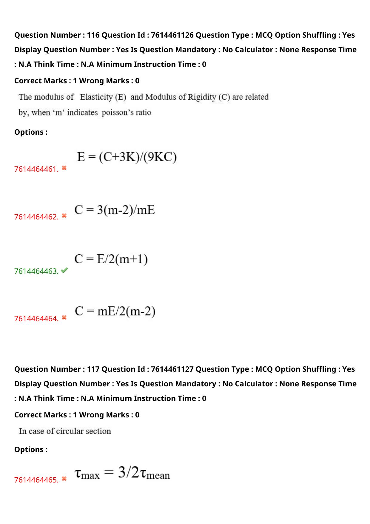 TS ECET 2024: CIV – CIVIL ENGINEERING Master Question Paper With Preliminary Key - Page 72