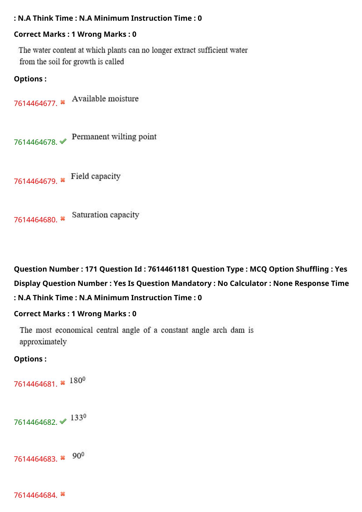 TS ECET 2024: CIV – CIVIL ENGINEERING Master Question Paper With Preliminary Key - Page 104