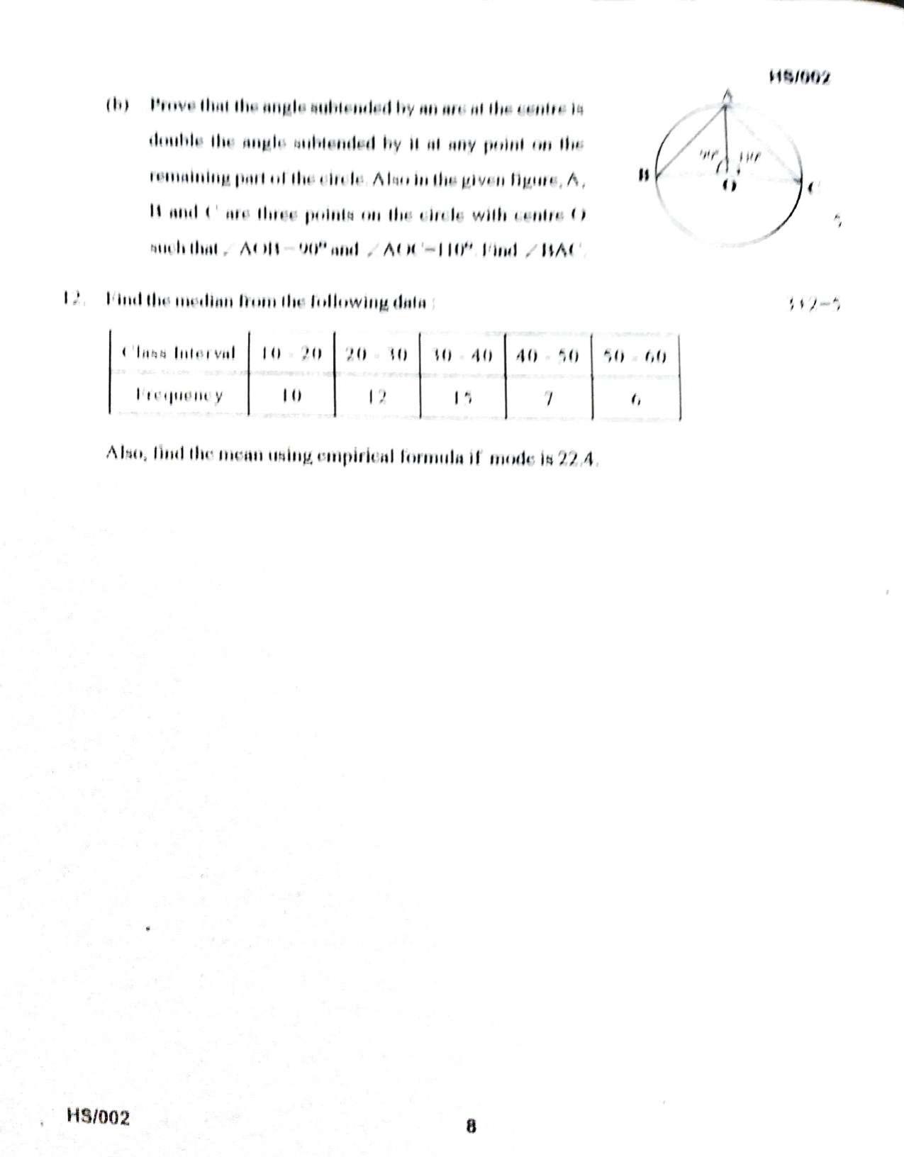 MBSE HSLC/Class 10 2023 Question Paper - Page 45