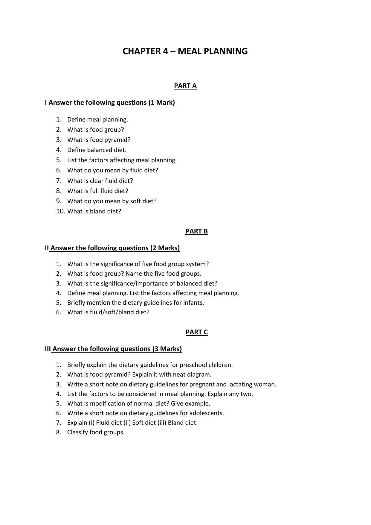 Karnataka 2nd PUC Question Bank for Home Science - Page 16