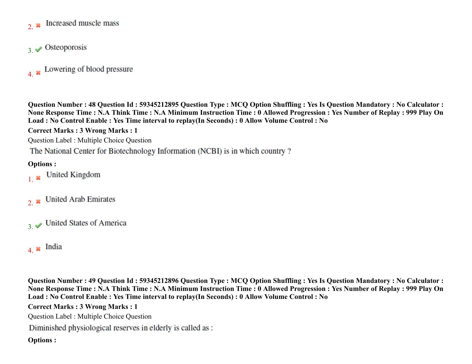 BHU RET Geriatric Medicine 2021 Question Pape - Page 40