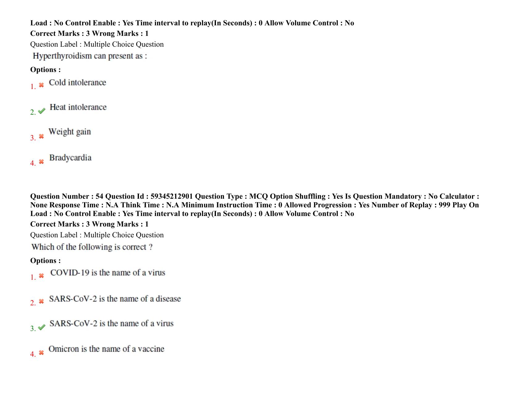 BHU RET Geriatric Medicine 2021 Question Pape - Page 43