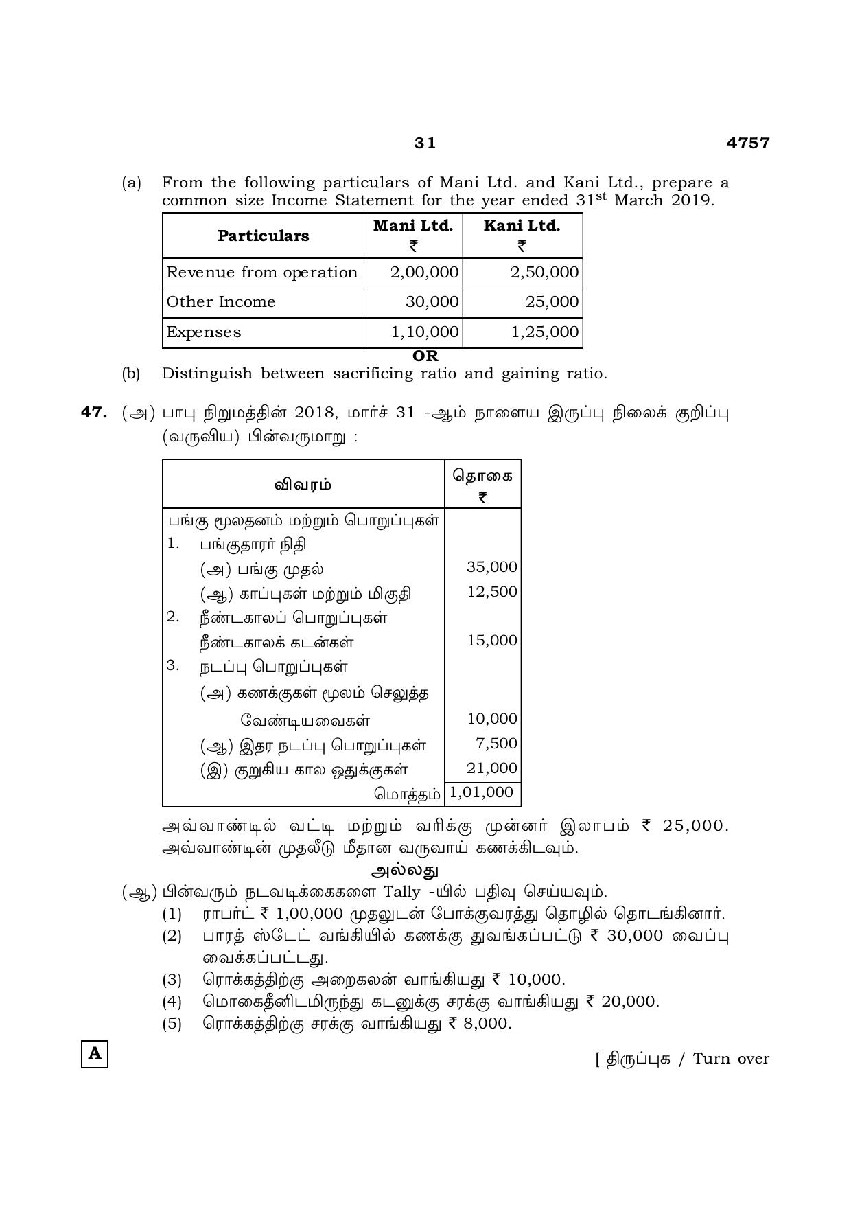 TN Class 12 2021 Question Papers (All Subjects) - Page 1685